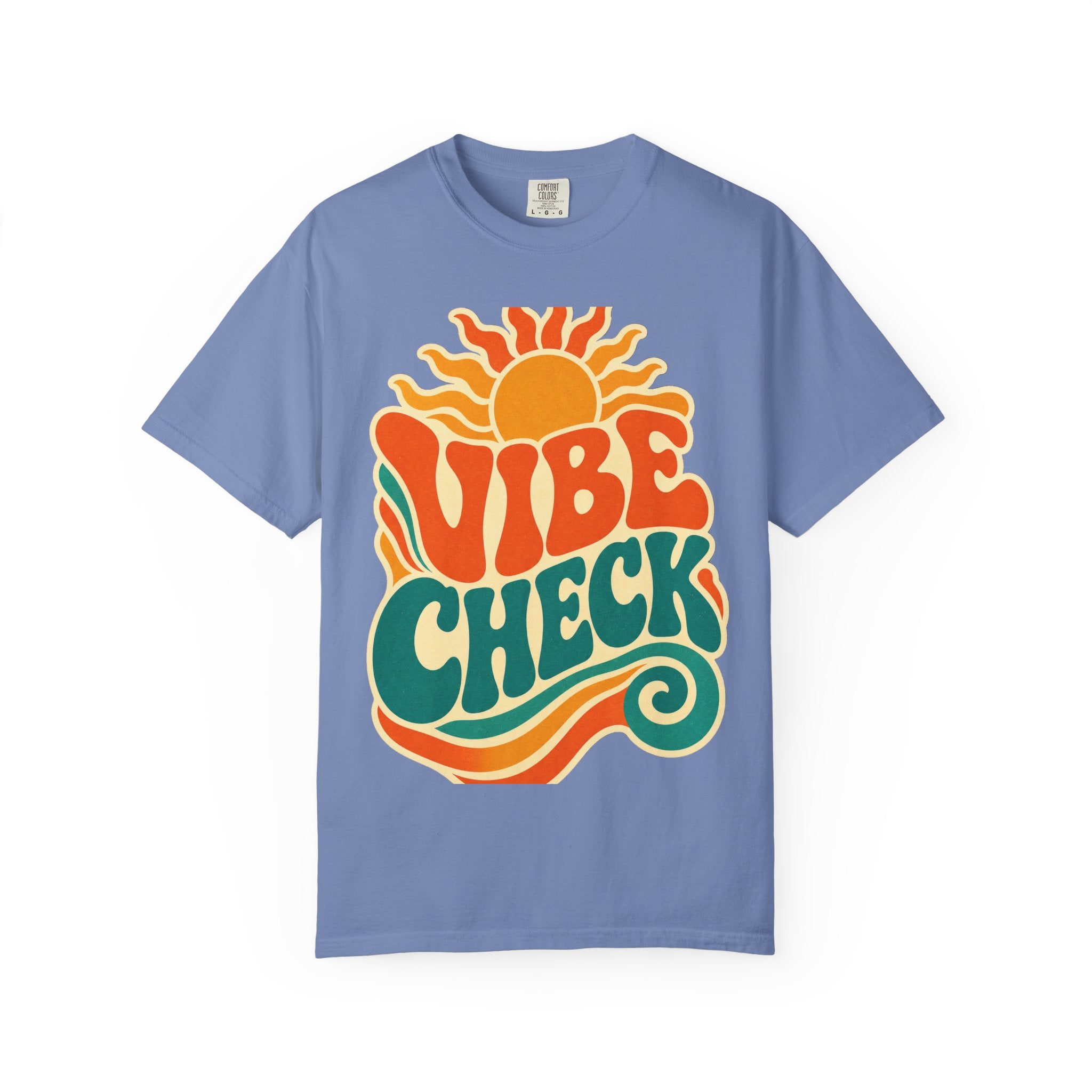 Vibe Check Retro Sun T-Shirt — 70s Wave Graphic Tee