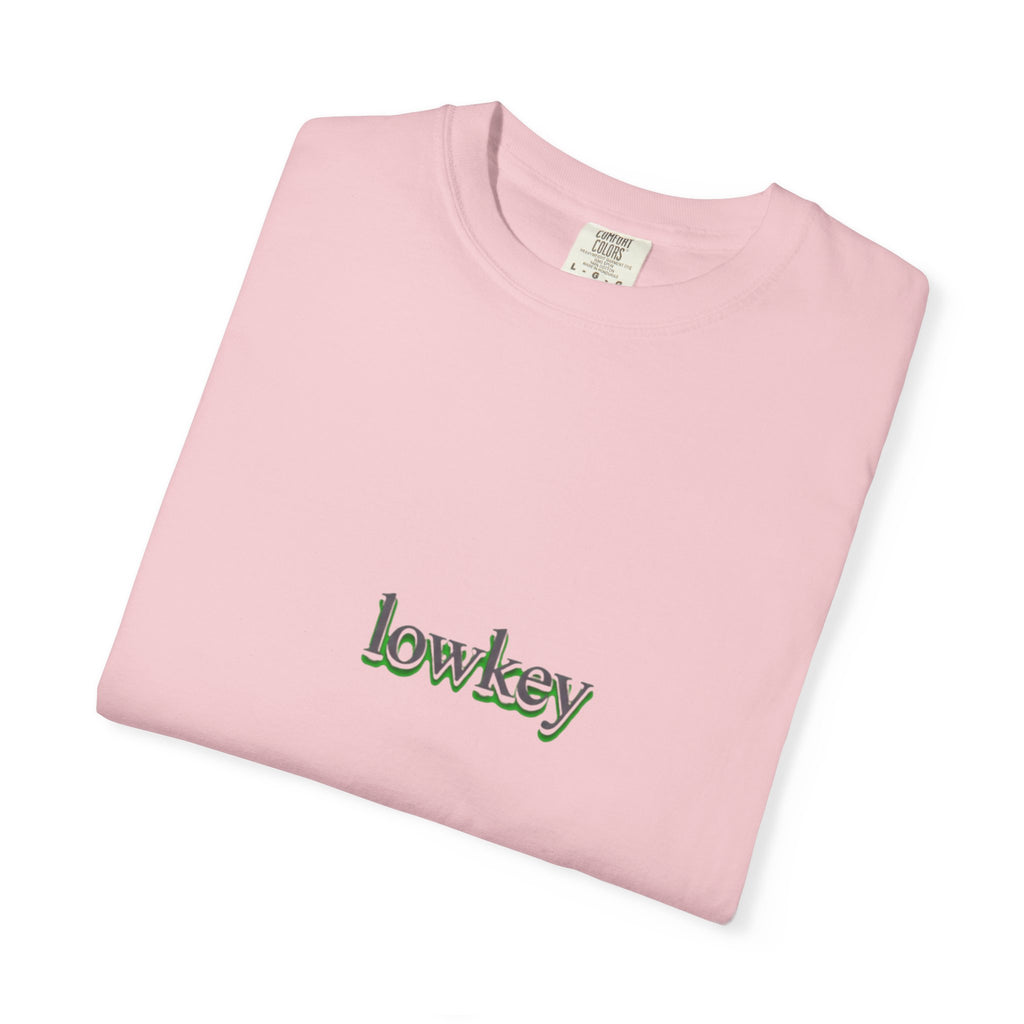 Lowkey Logo T-Shirt — Minimalist Front Text Tee