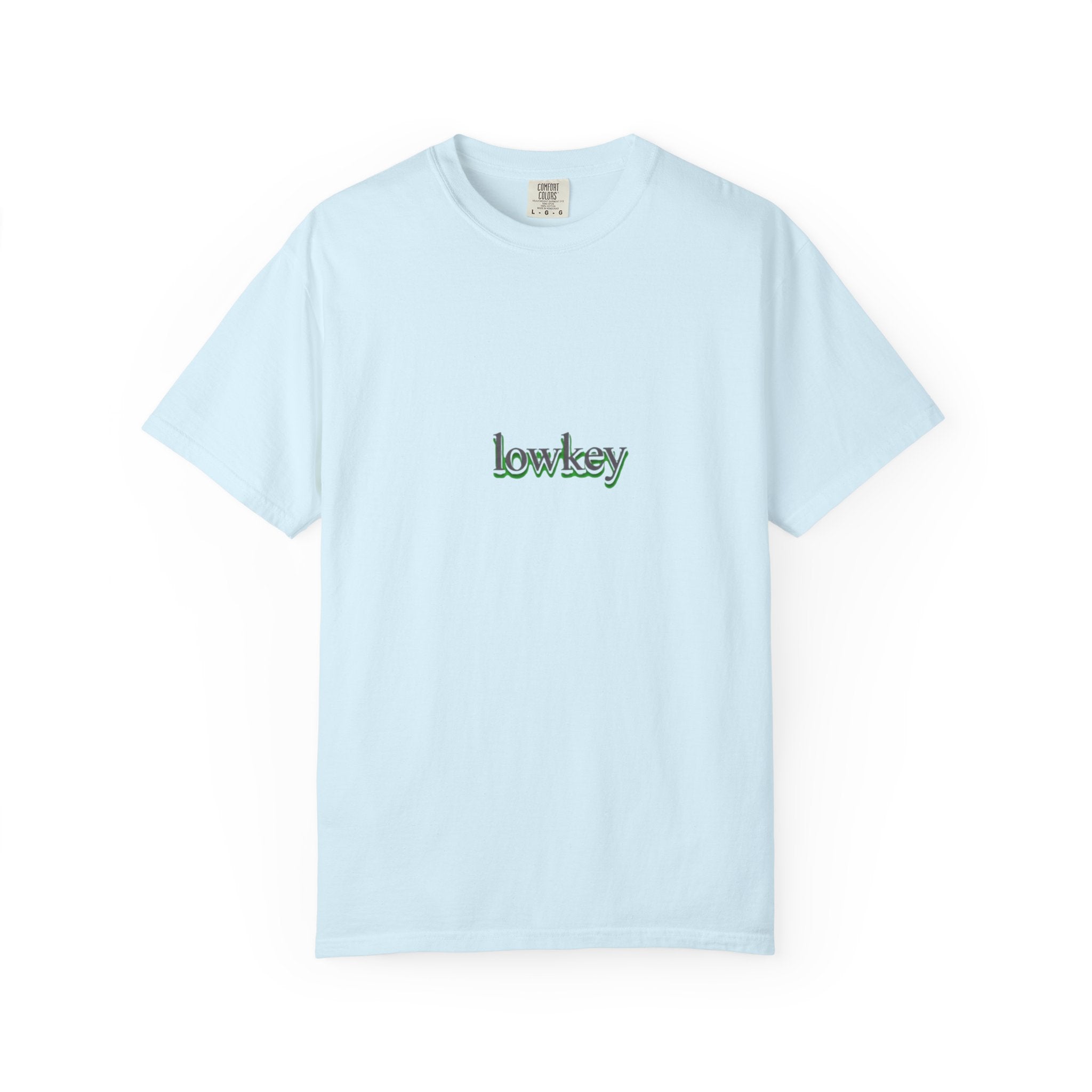 Lowkey Logo T-Shirt — Minimalist Front Text Tee