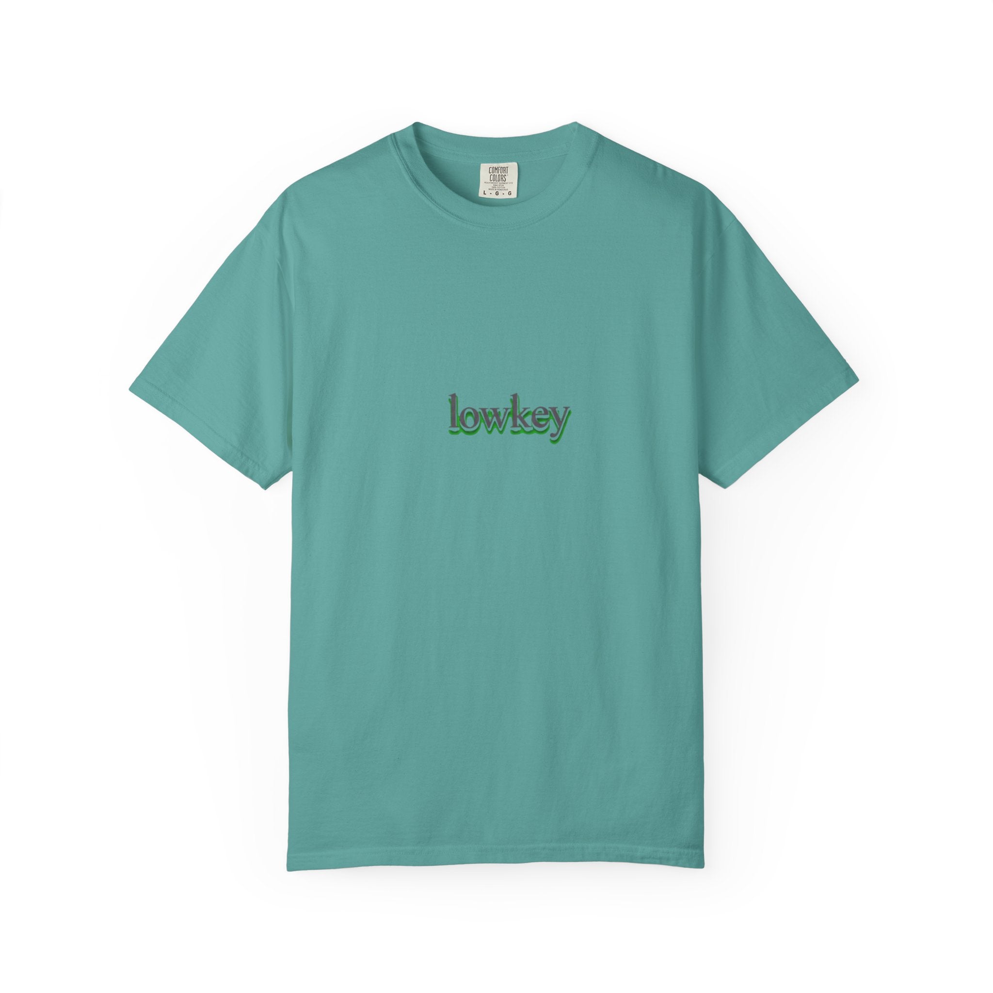 Lowkey Logo T-Shirt — Minimalist Front Text Tee