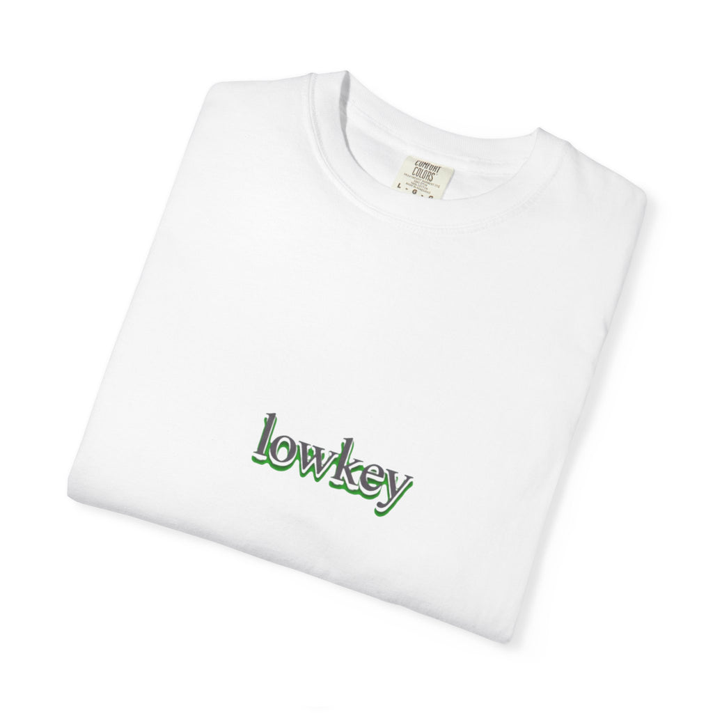 Lowkey Logo T-Shirt — Minimalist Front Text Tee