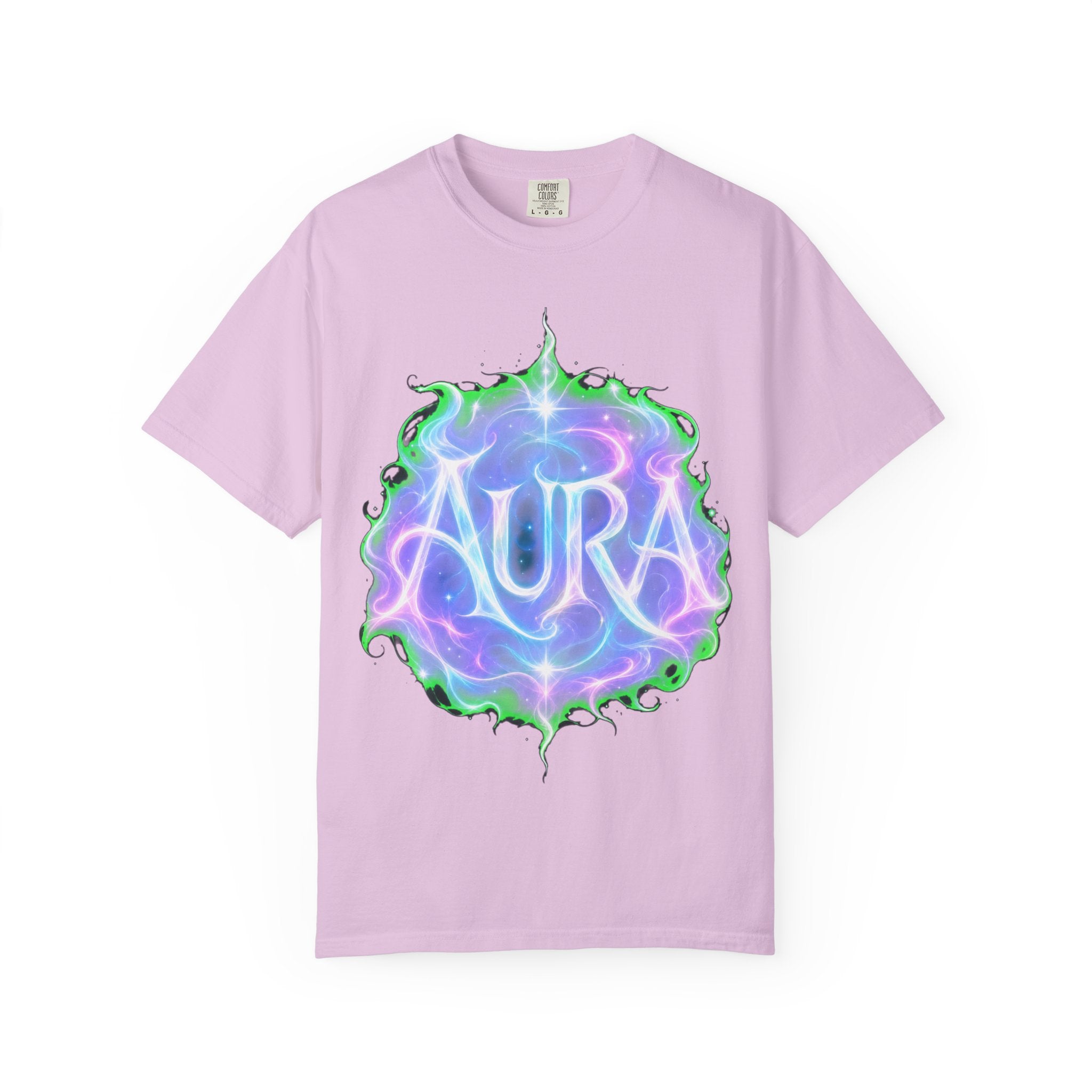 Aura Graphic T‑Shirt — Mystical Pastel Orb Design