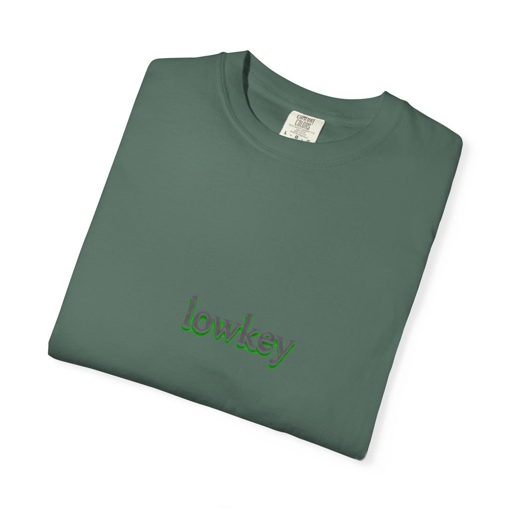 Lowkey Logo T-Shirt — Minimalist Front Text Tee