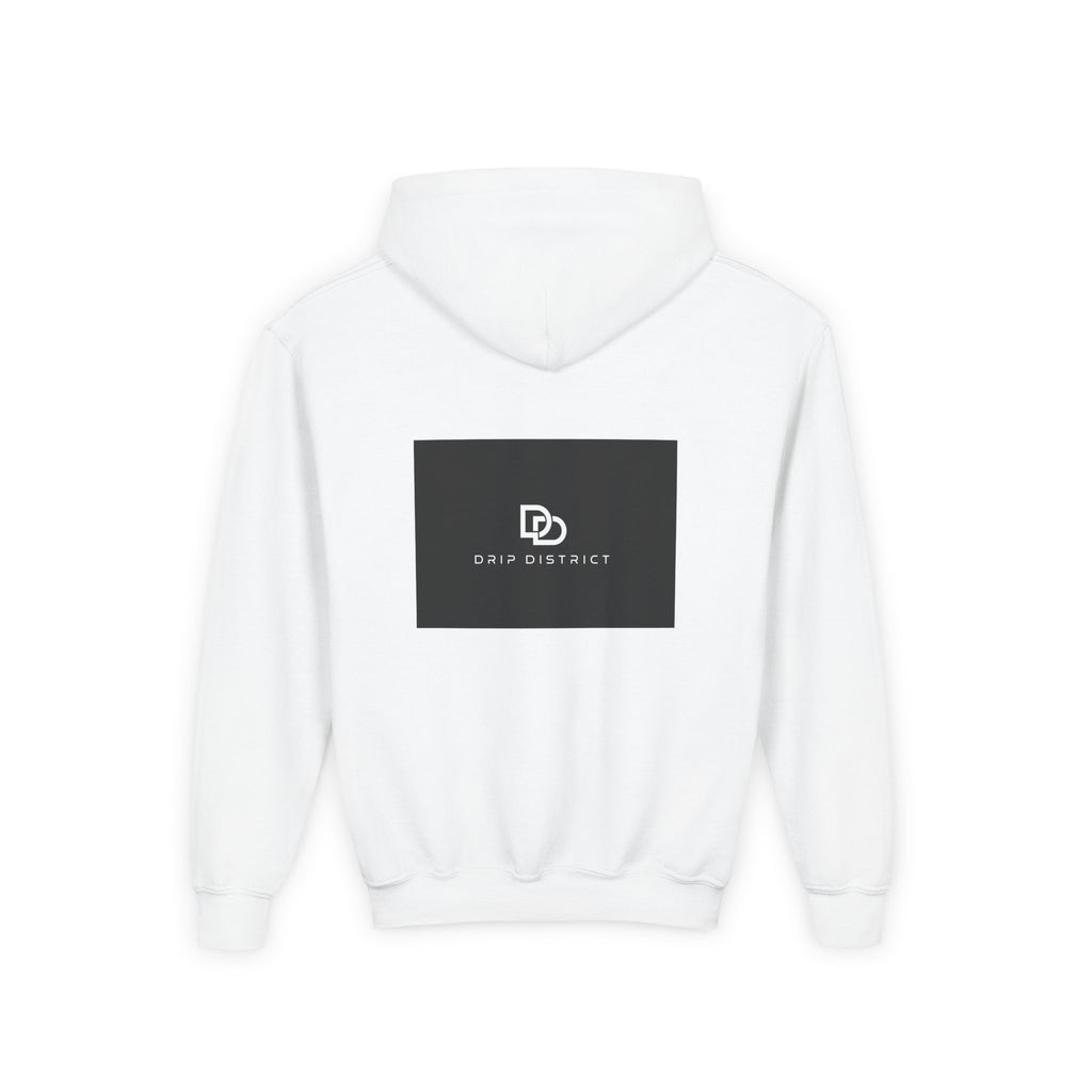 Youth Hoodie — Bold 'DD' Logo Streetwear Pullover