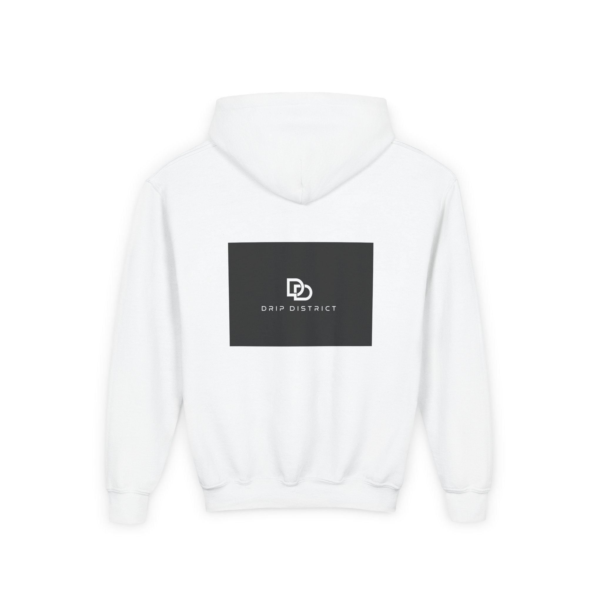 Youth Hoodie — Bold 'DD' Logo Streetwear Pullover
