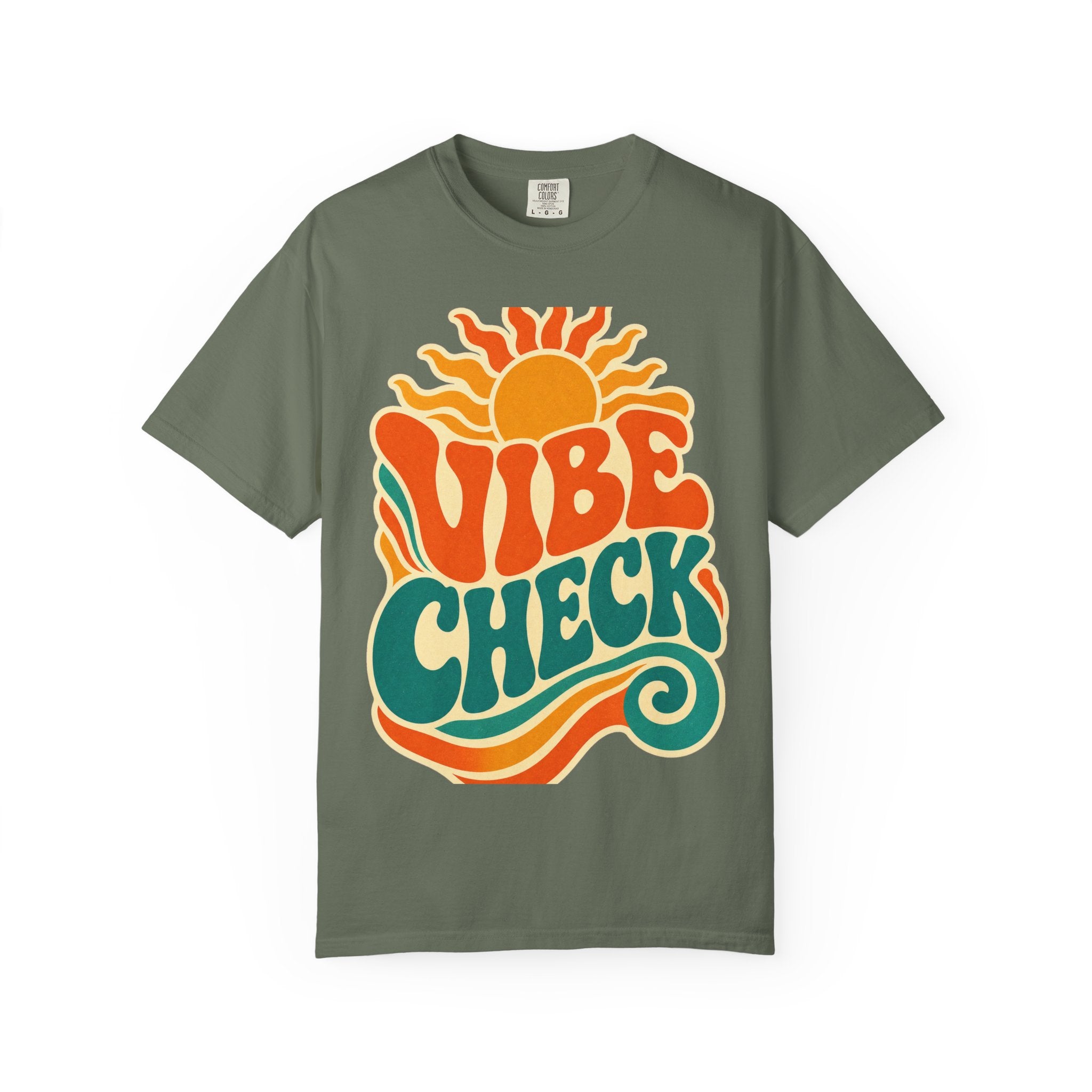 Vibe Check Retro Sun T-Shirt — 70s Wave Graphic Tee