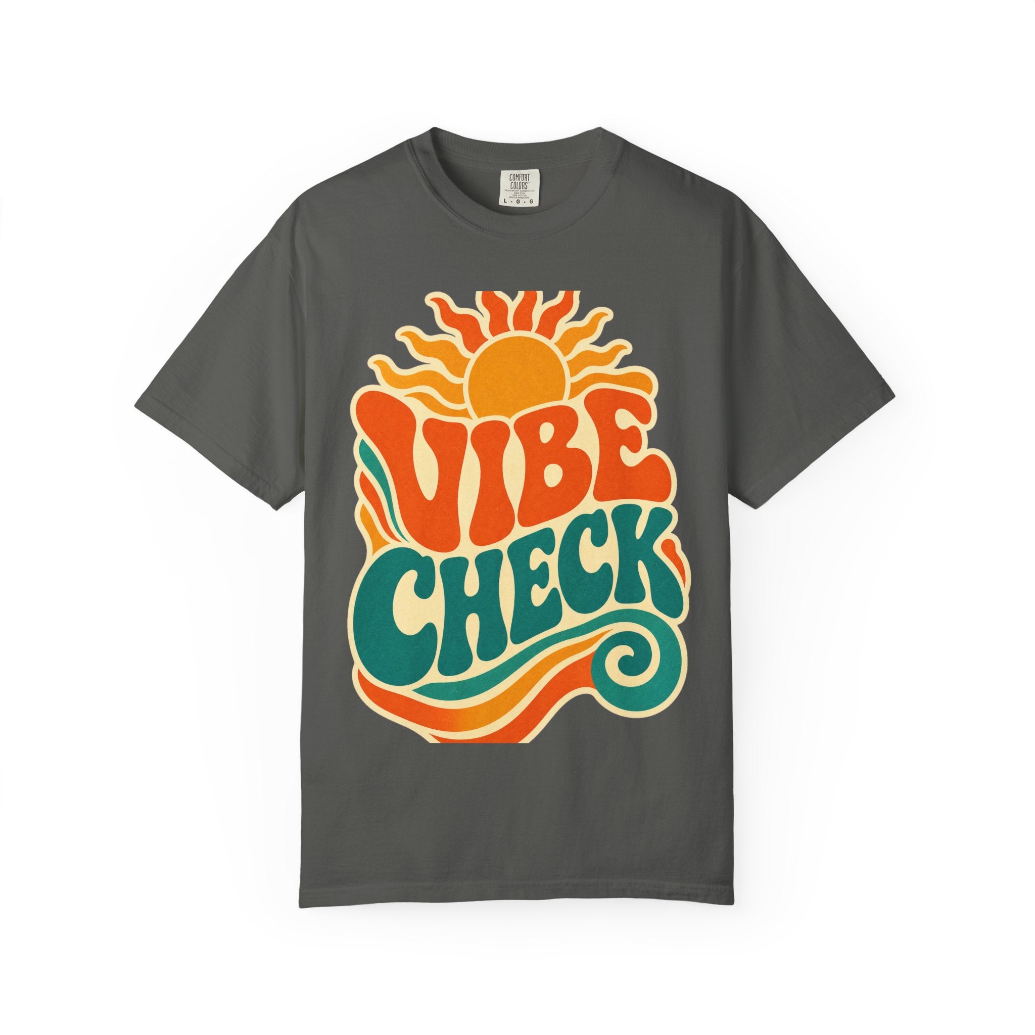 Vibe Check Retro Sun T-Shirt — 70s Wave Graphic Tee