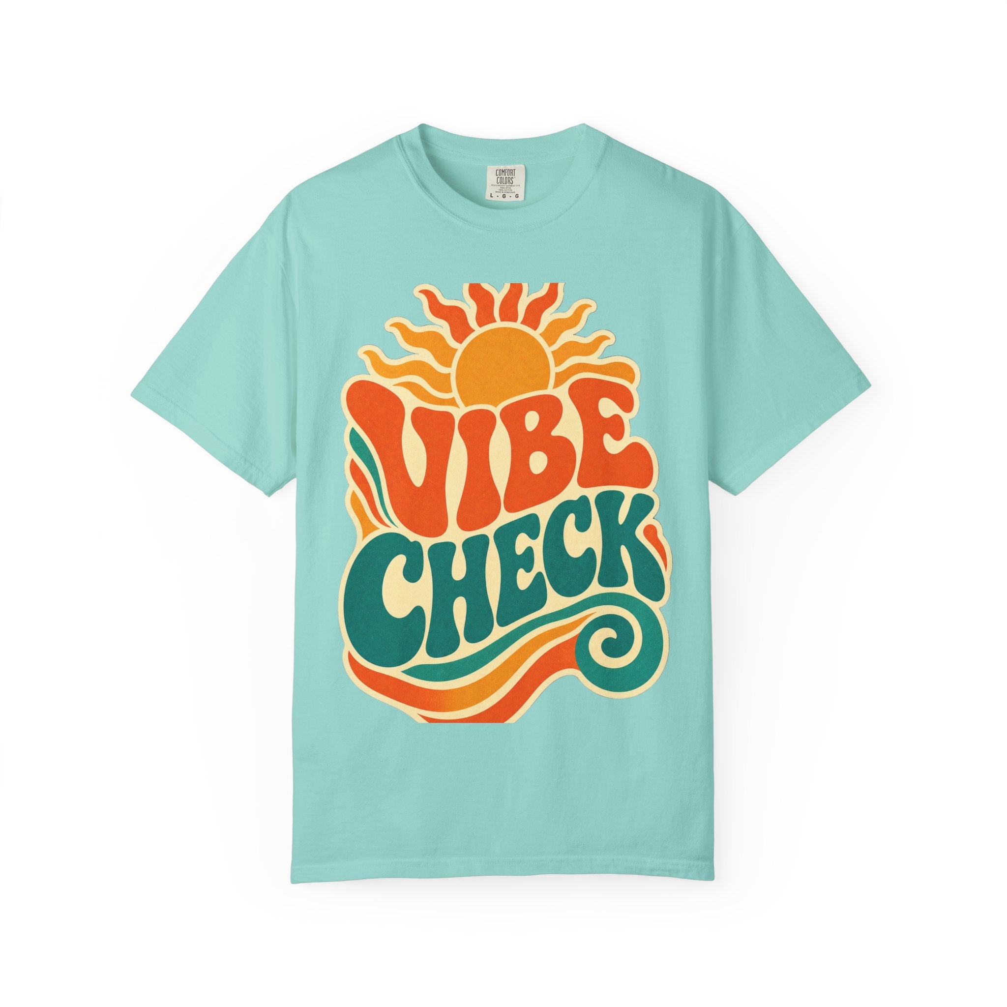 Vibe Check Retro Sun T-Shirt — 70s Wave Graphic Tee