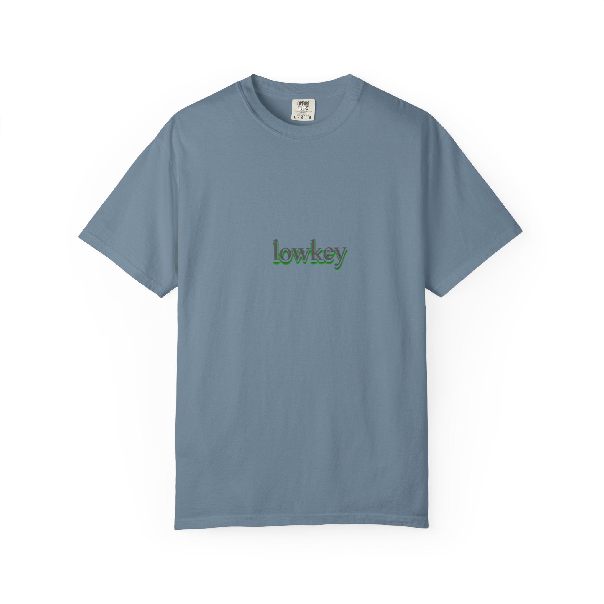 Lowkey Logo T-Shirt — Minimalist Front Text Tee