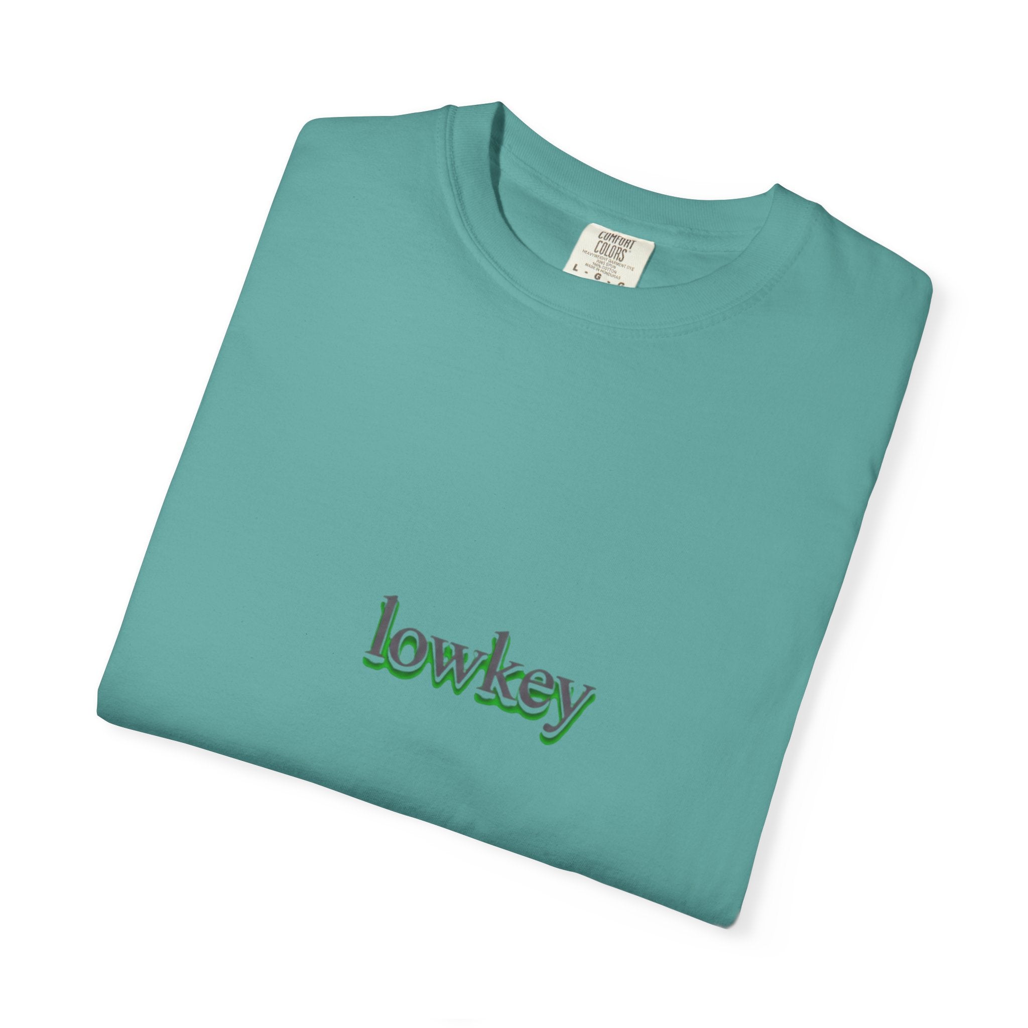 Lowkey Logo T-Shirt — Minimalist Front Text Tee