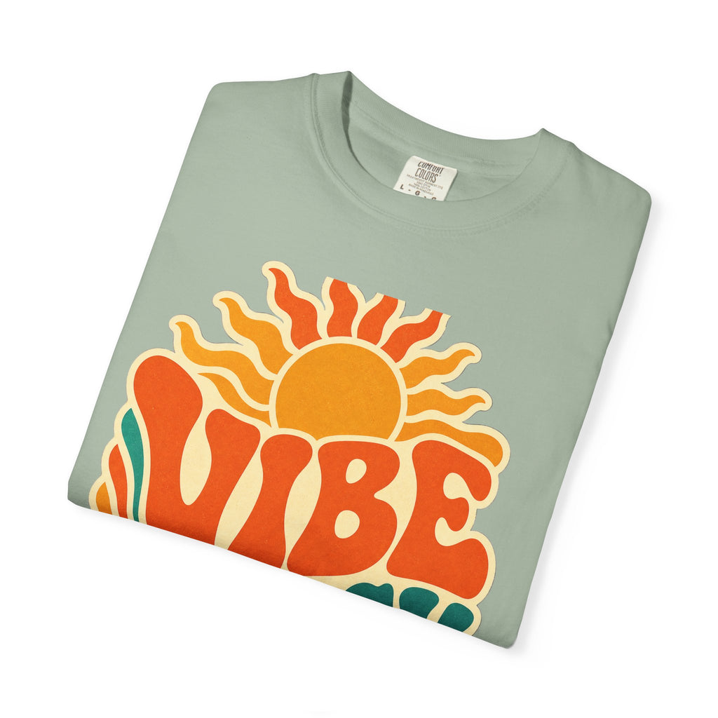 Vibe Check Retro Sun T-Shirt — 70s Wave Graphic Tee