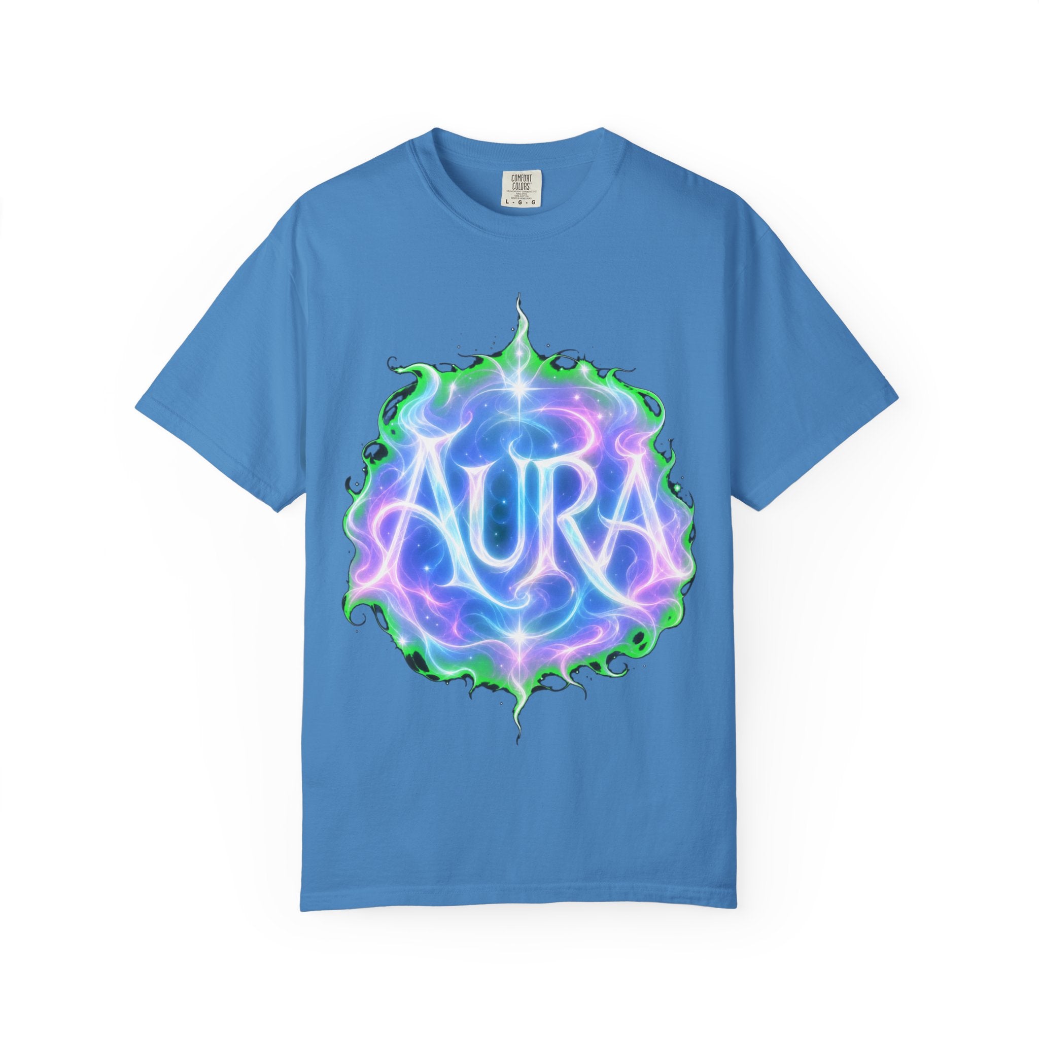 Aura Graphic T‑Shirt — Mystical Pastel Orb Design