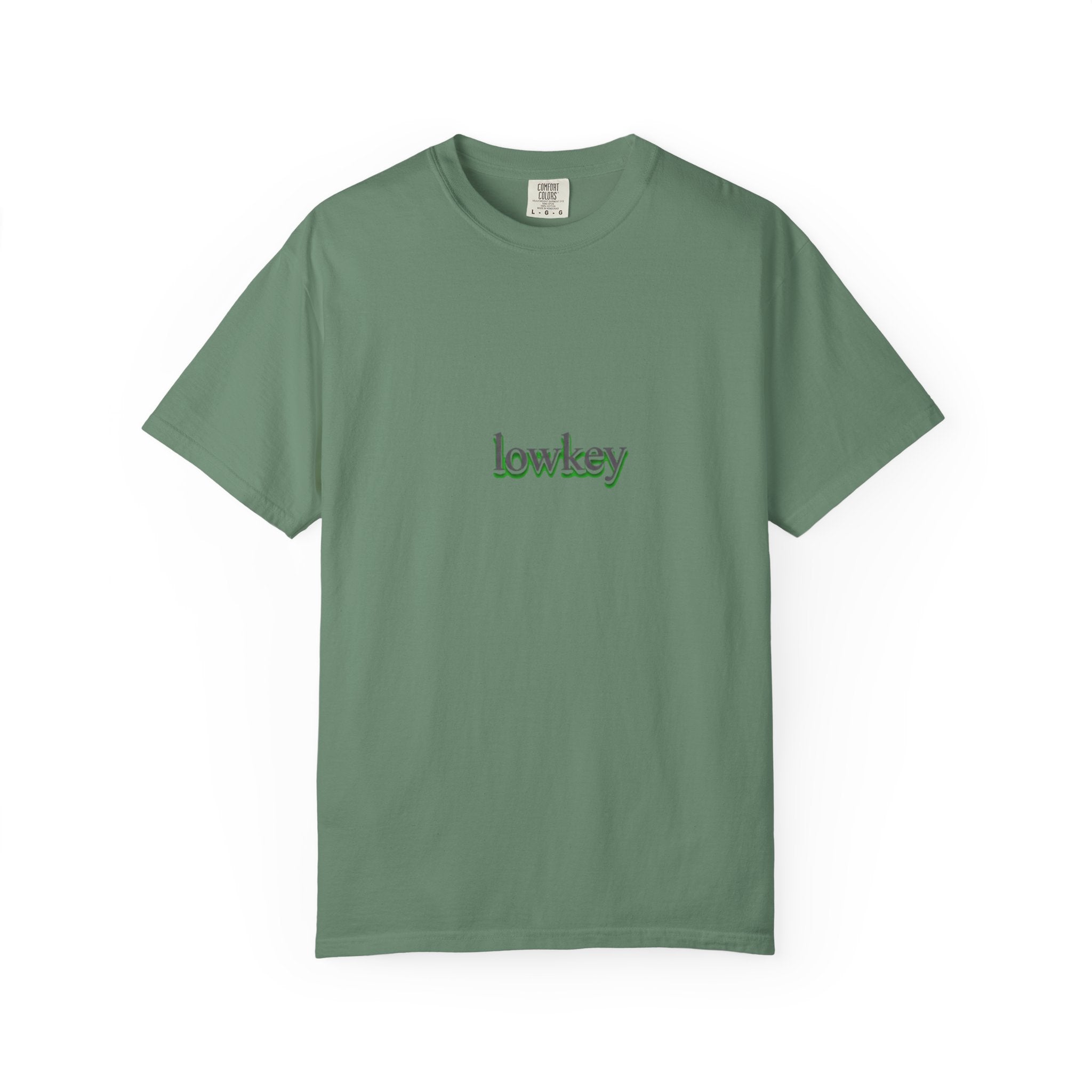 Lowkey Logo T-Shirt — Minimalist Front Text Tee