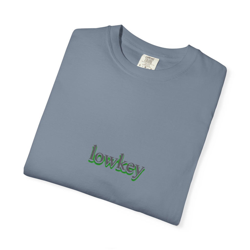 Lowkey Logo T-Shirt — Minimalist Front Text Tee