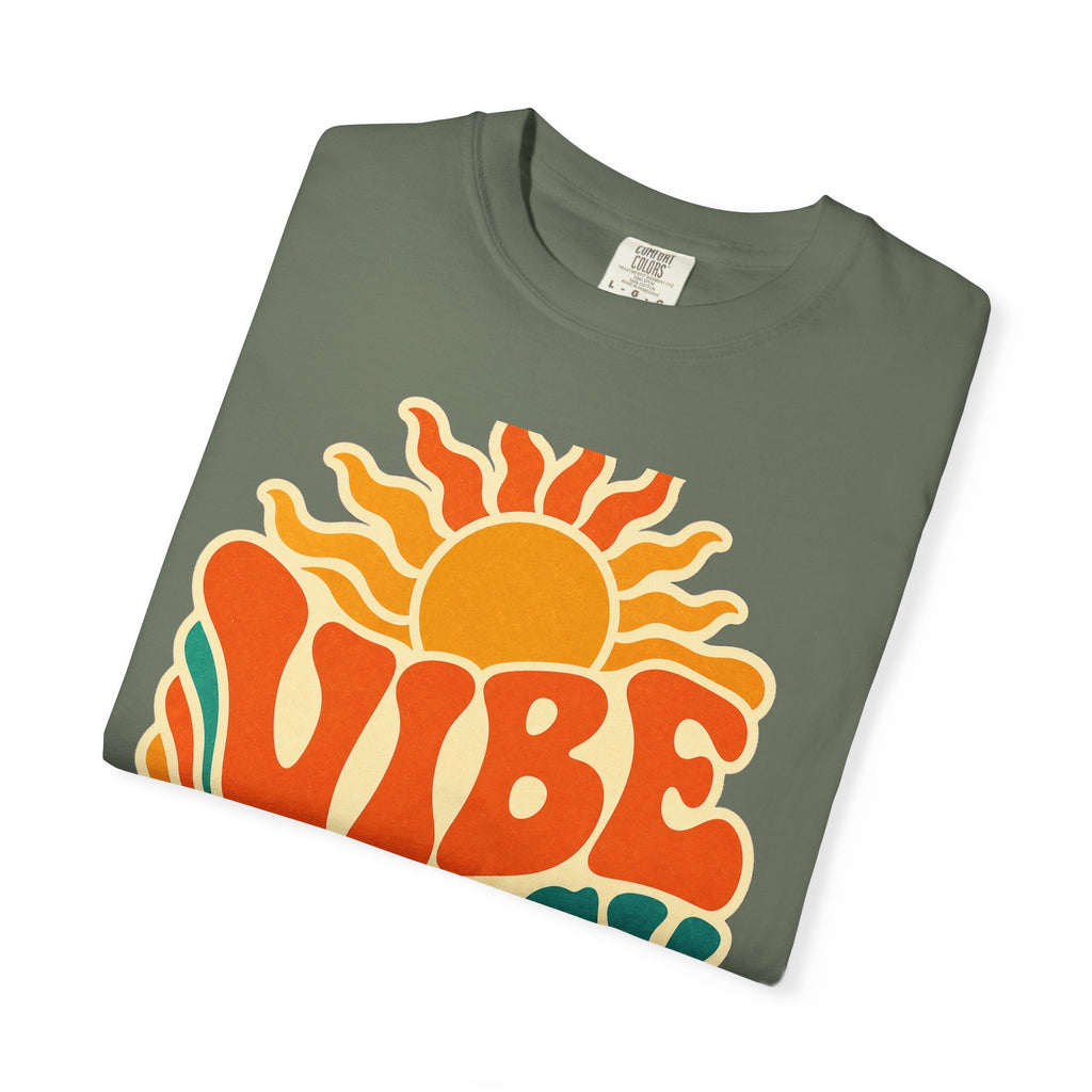 Vibe Check Retro Sun T-Shirt — 70s Wave Graphic Tee