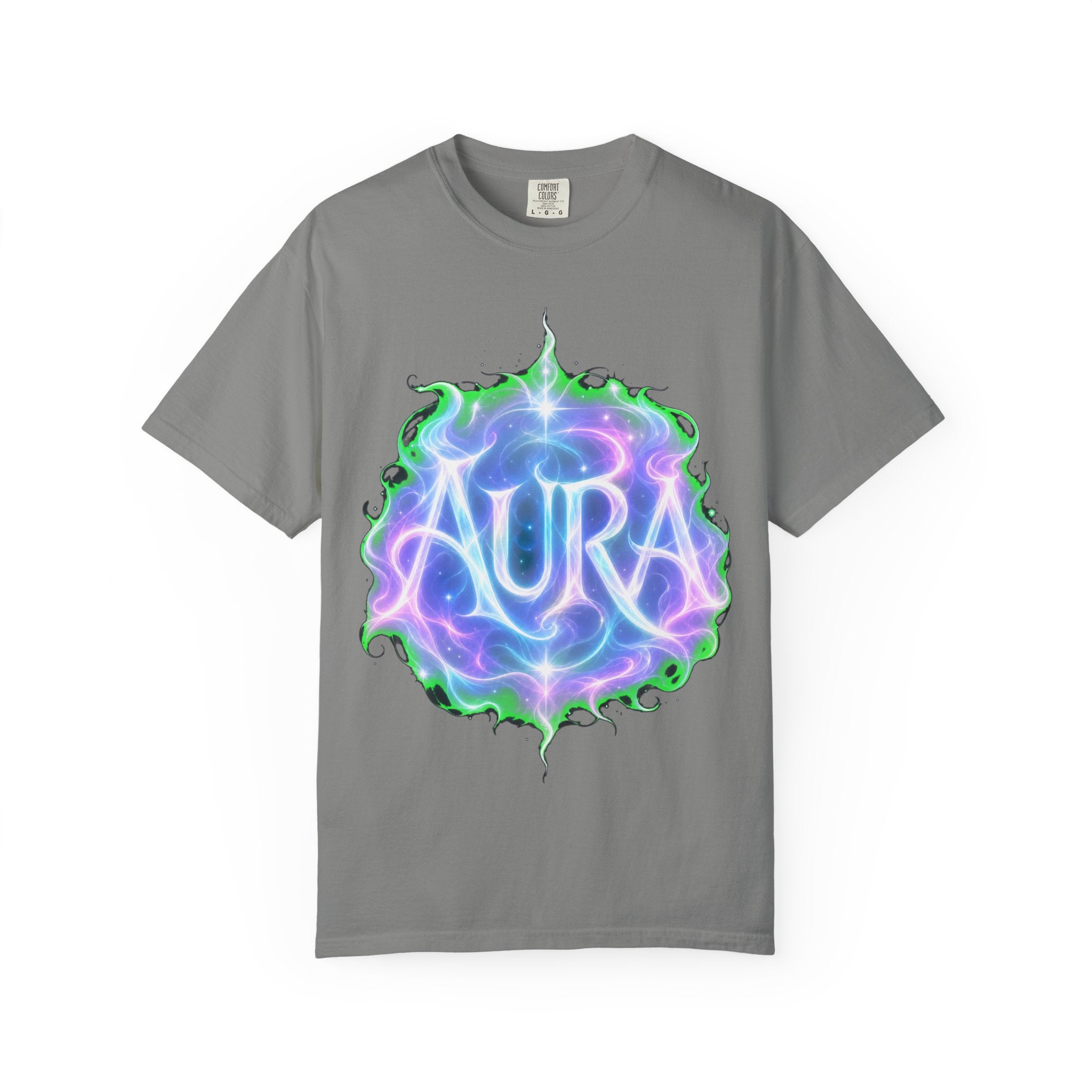 Aura Graphic T‑Shirt — Mystical Pastel Orb Design