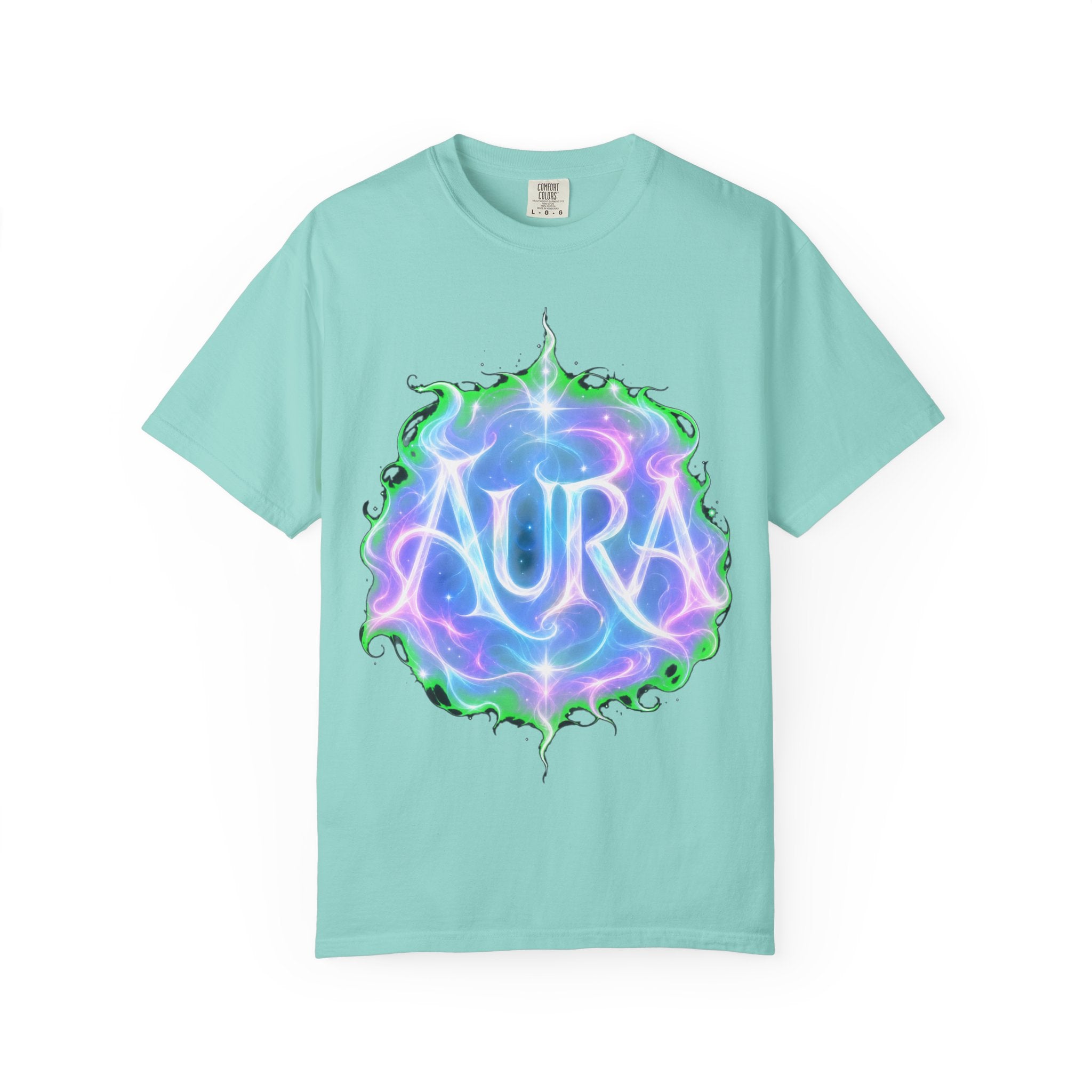 Aura Graphic T‑Shirt — Mystical Pastel Orb Design