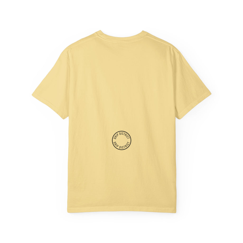 Main Character Graphic T‑Shirt — Gold Film Badge Design