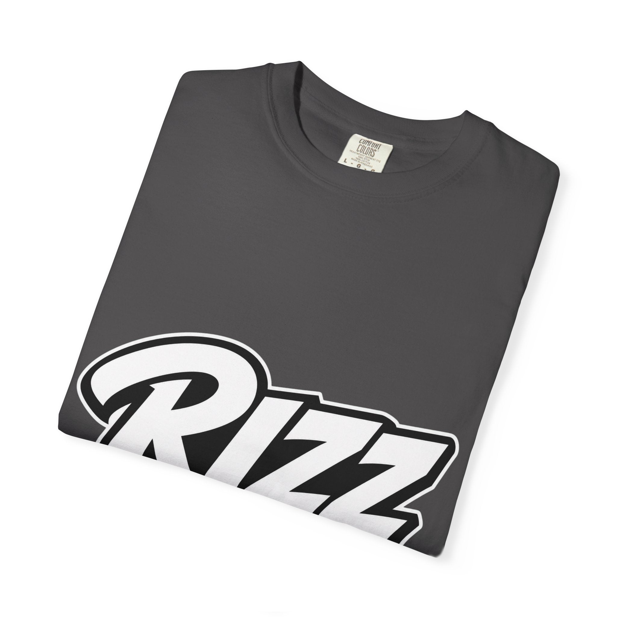 Slang Rizz Script Logo T-Shirt — Bold Streetwear Graphic Tee