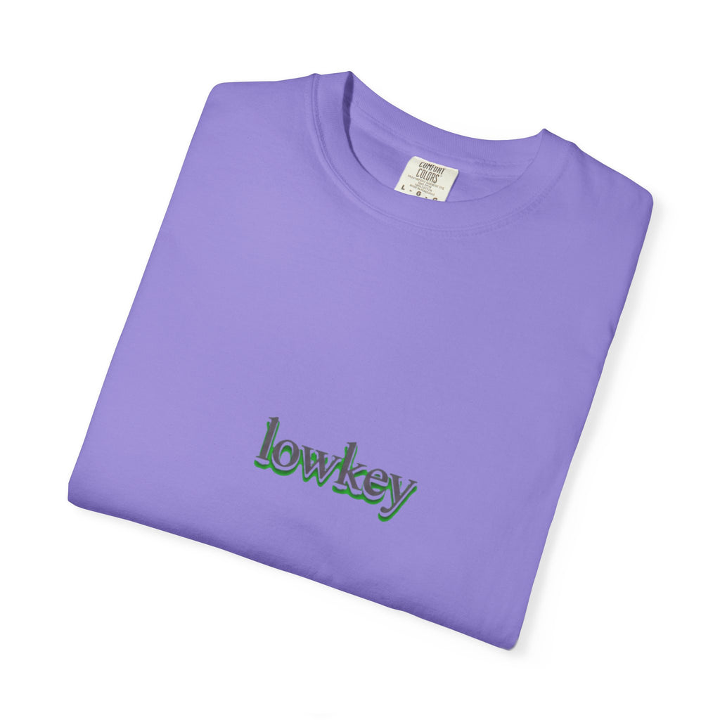 Lowkey Logo T-Shirt — Minimalist Front Text Tee