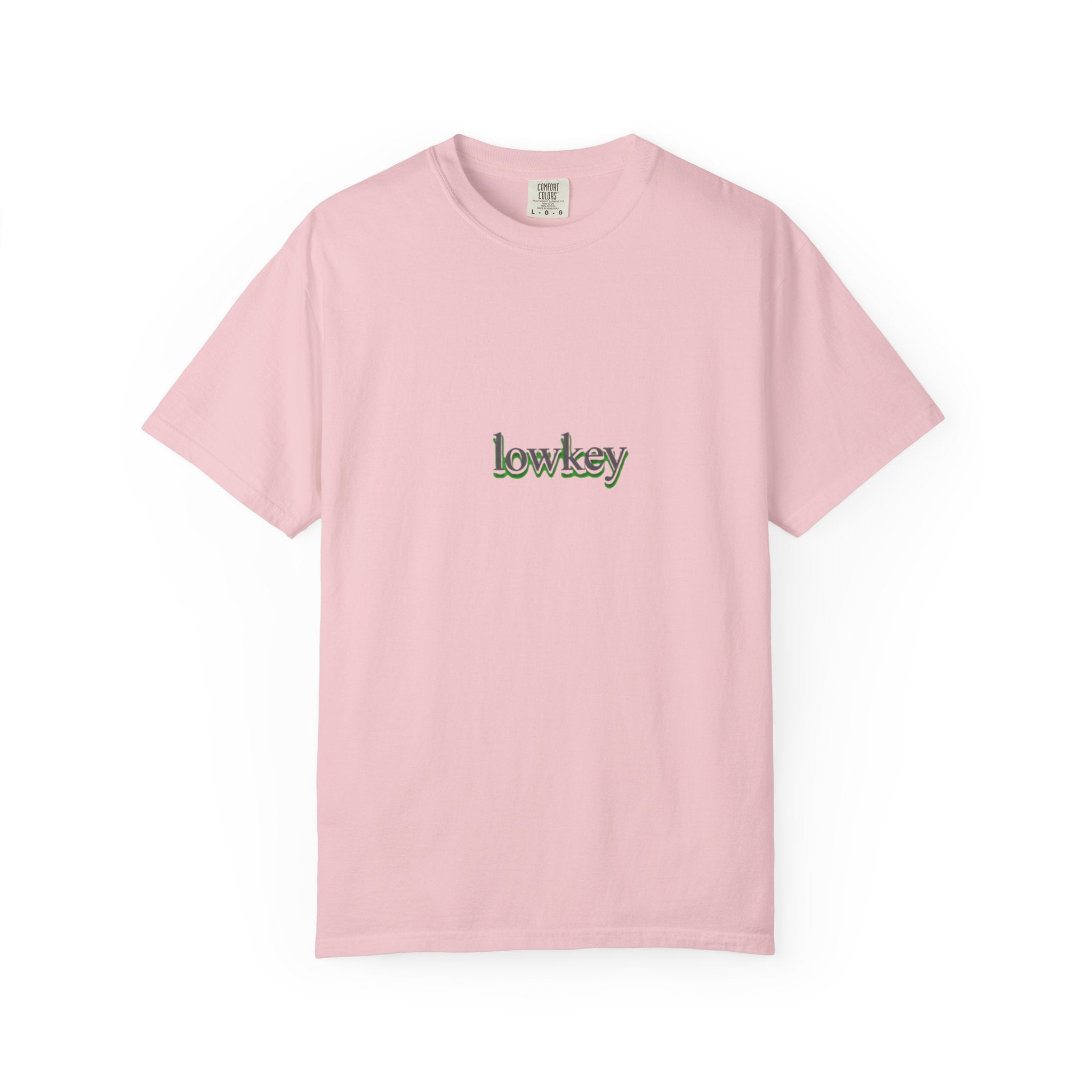 Lowkey Logo T-Shirt — Minimalist Front Text Tee