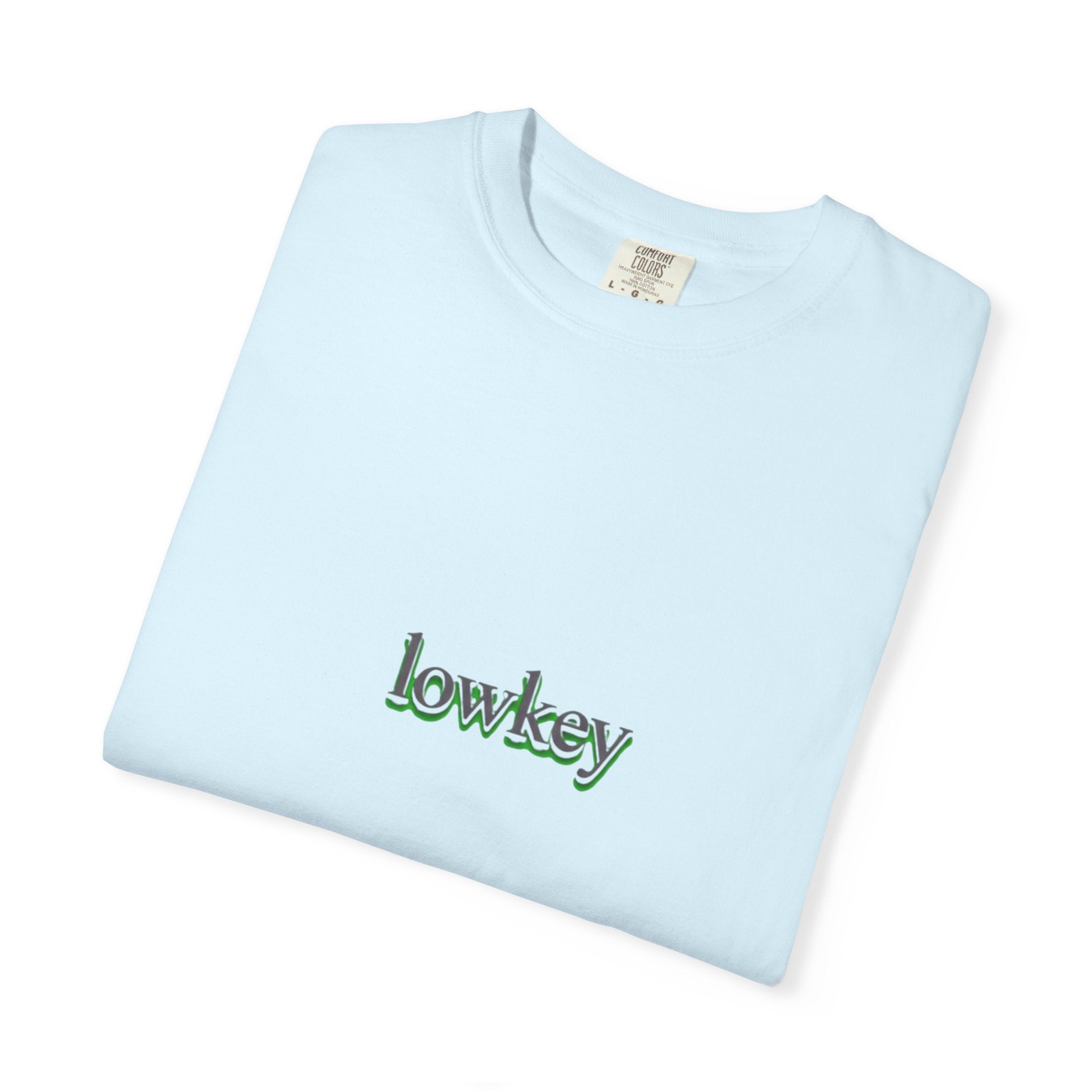 Lowkey Logo T-Shirt — Minimalist Front Text Tee
