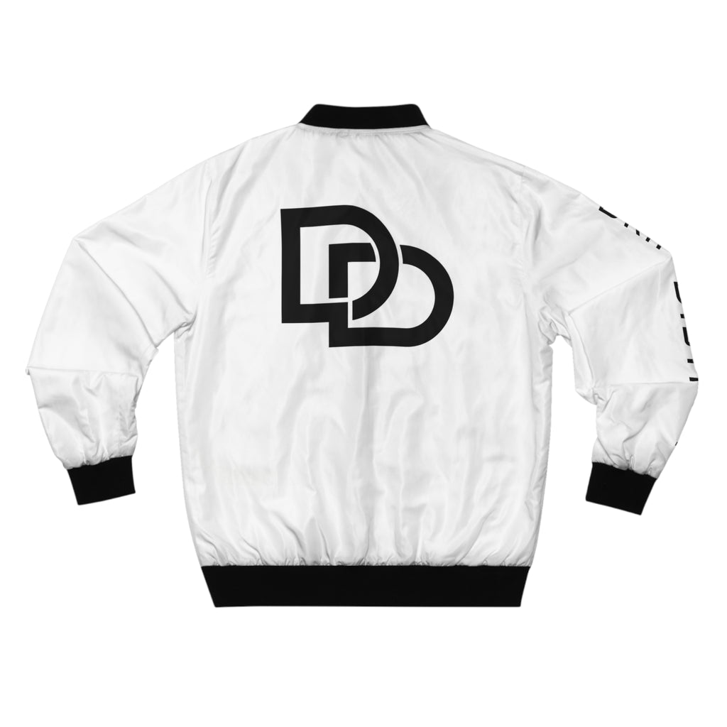 Unisex Stylish Grid Pattern Bomber Jacket