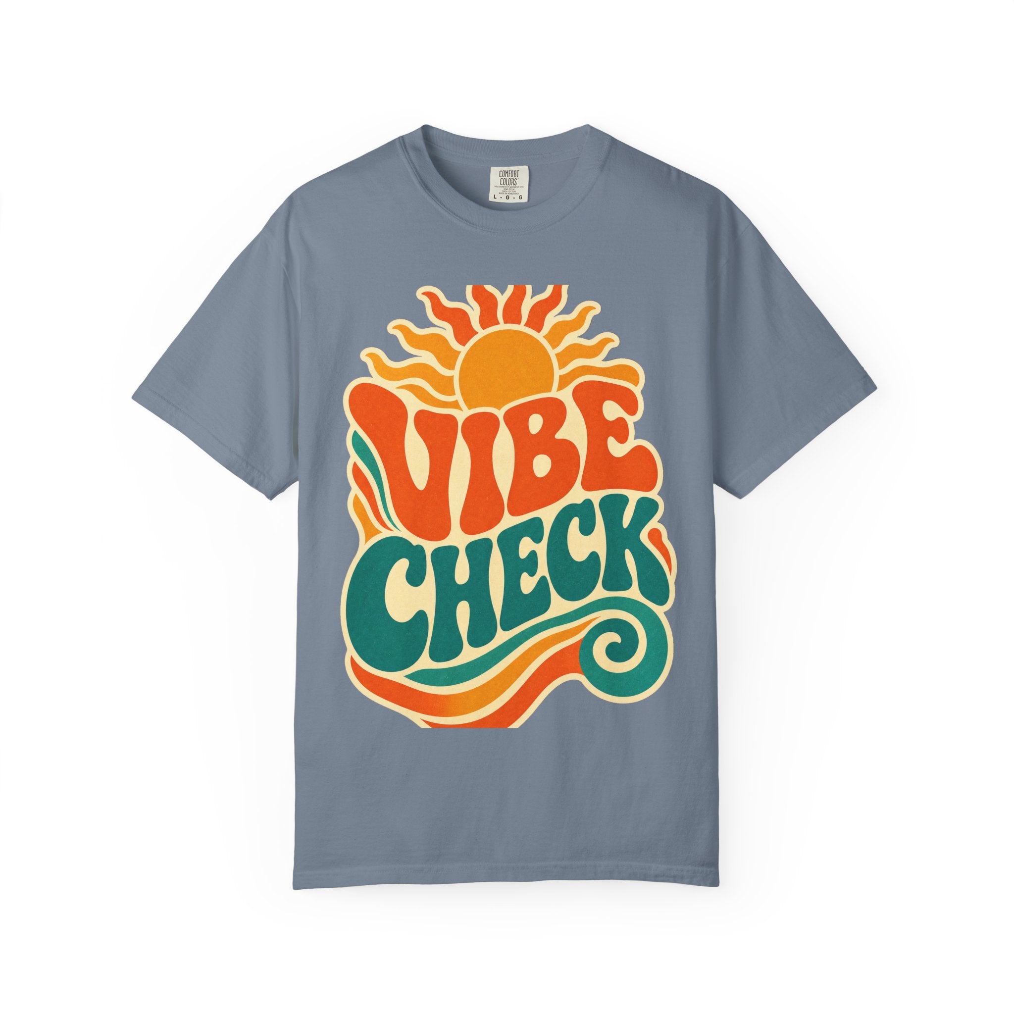Vibe Check Retro Sun T-Shirt — 70s Wave Graphic Tee