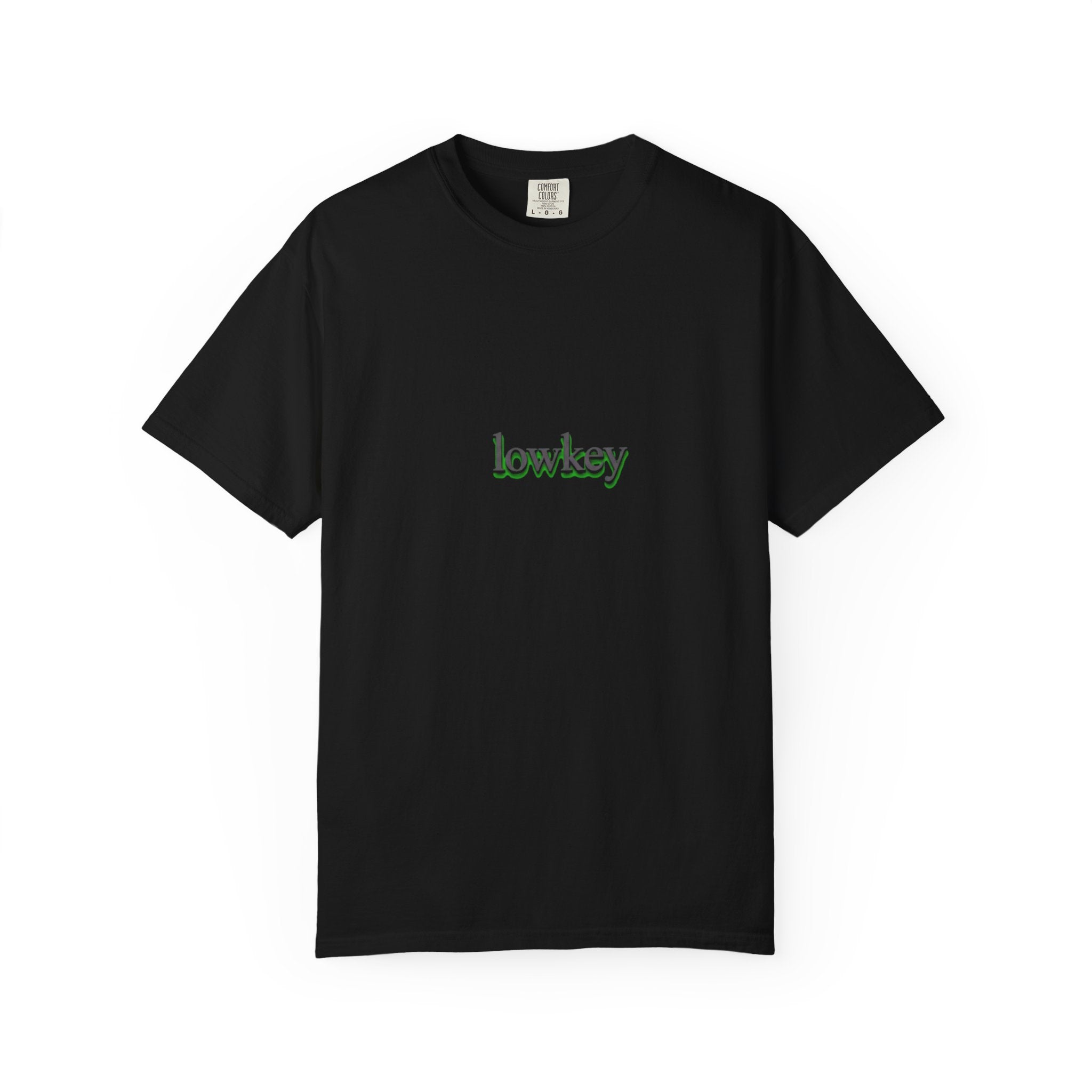 Lowkey Logo T-Shirt — Minimalist Front Text Tee