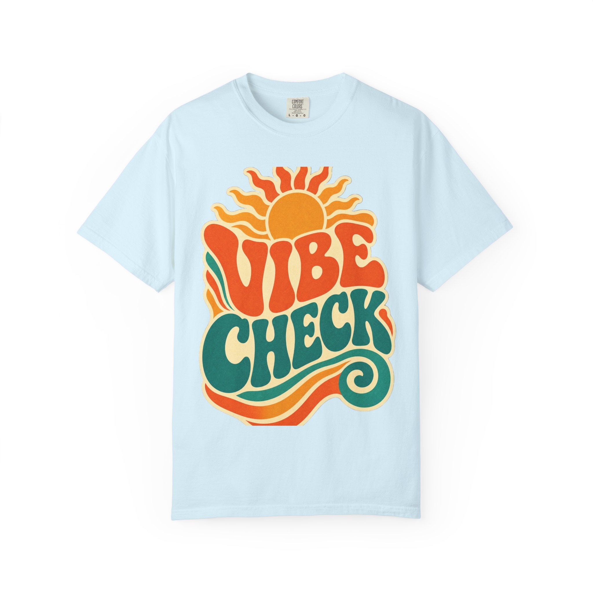 Vibe Check Retro Sun T-Shirt — 70s Wave Graphic Tee