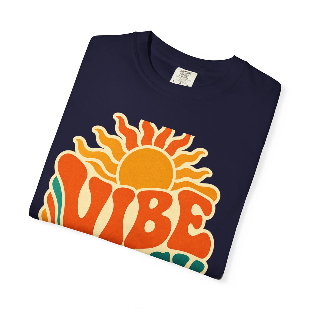 Vibe Check Retro Sun T-Shirt — 70s Wave Graphic Tee