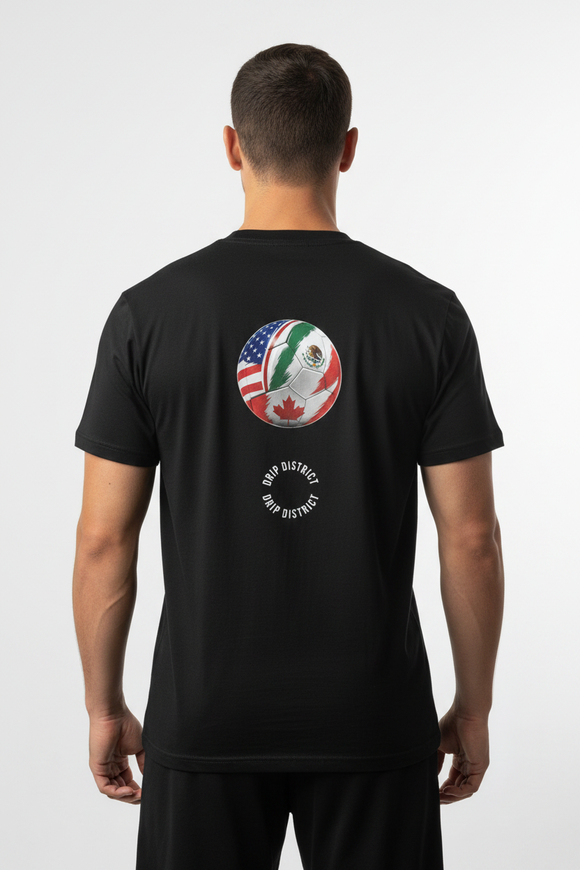 Unisex North America 2026 Soccer Tournament T-Shirt — USA Mexico Canada Football Fan Tee
