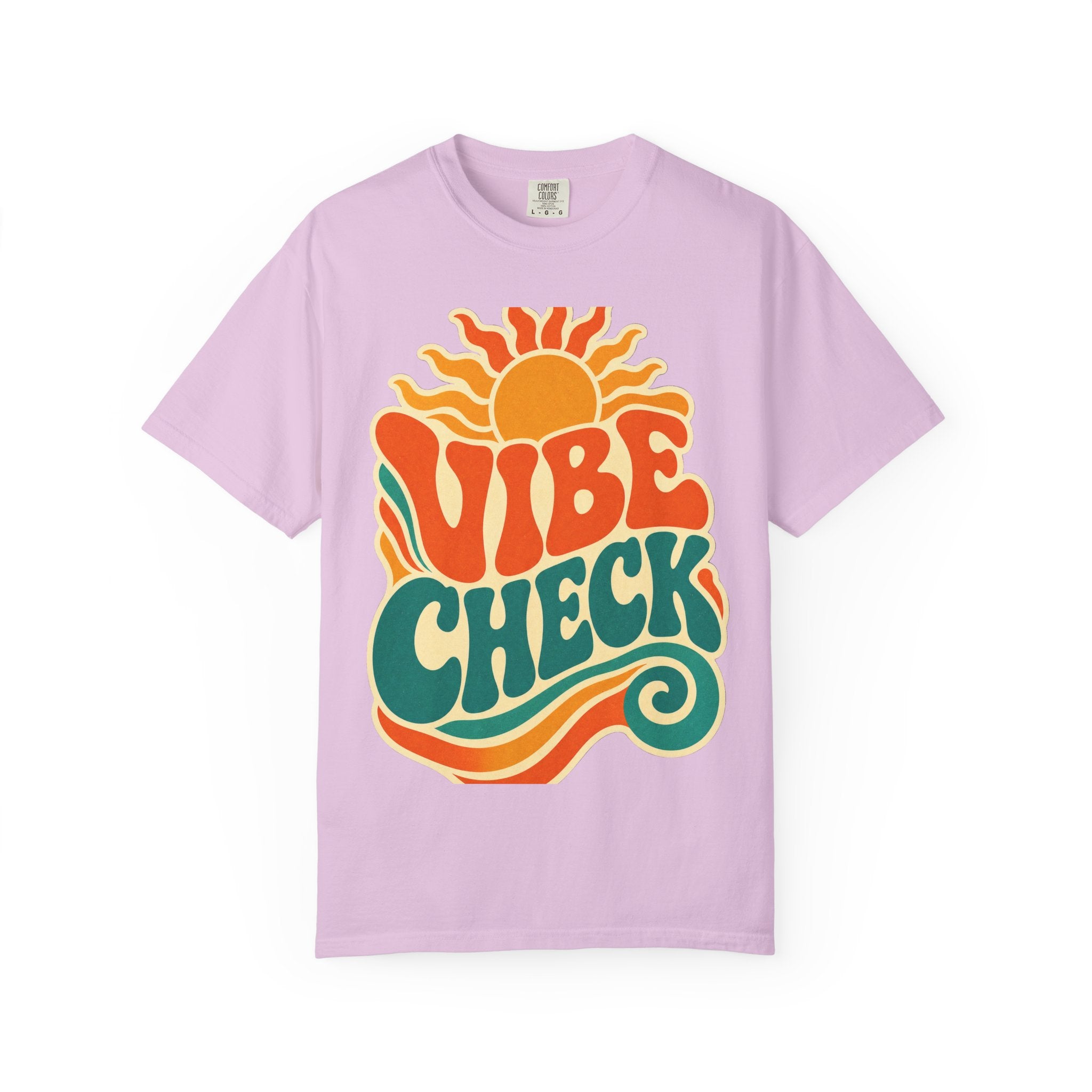 Vibe Check Retro Sun T-Shirt — 70s Wave Graphic Tee