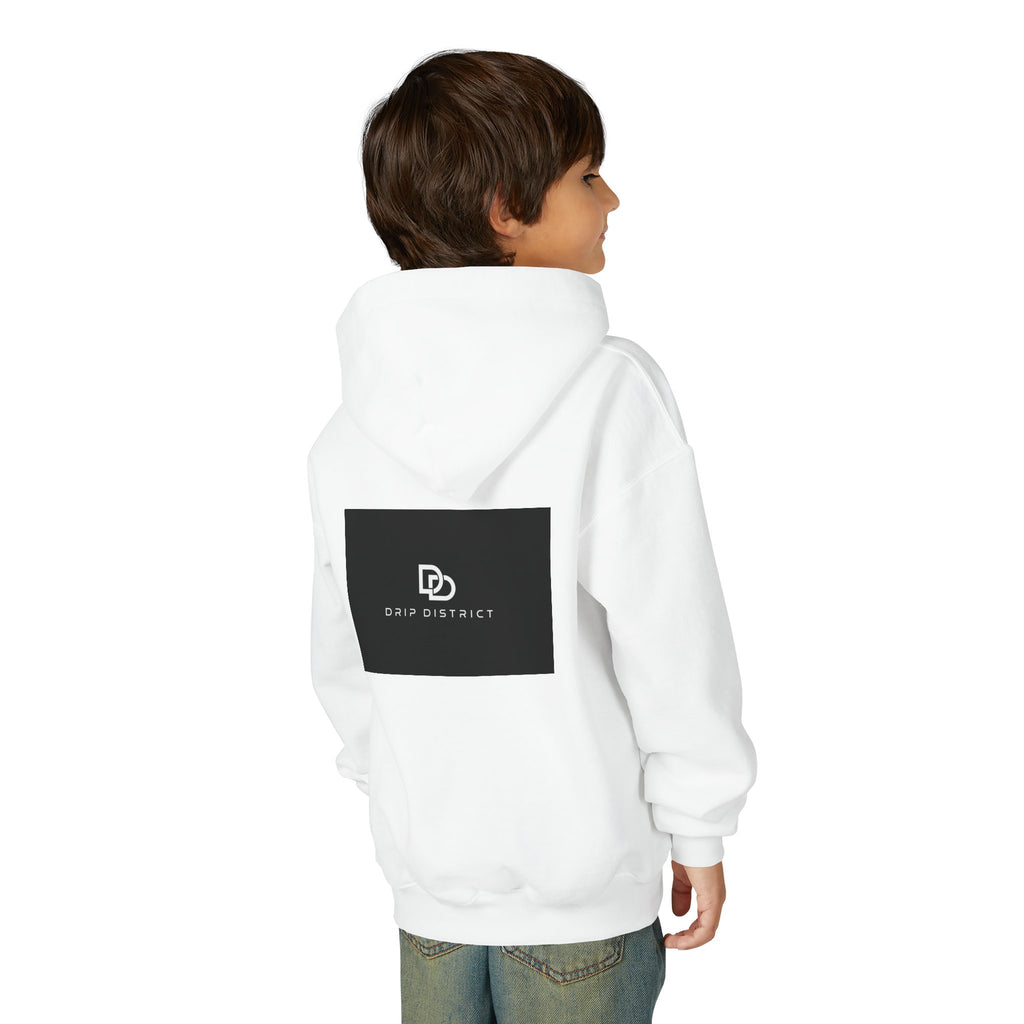 Youth Hoodie — Bold 'DD' Logo Streetwear Pullover