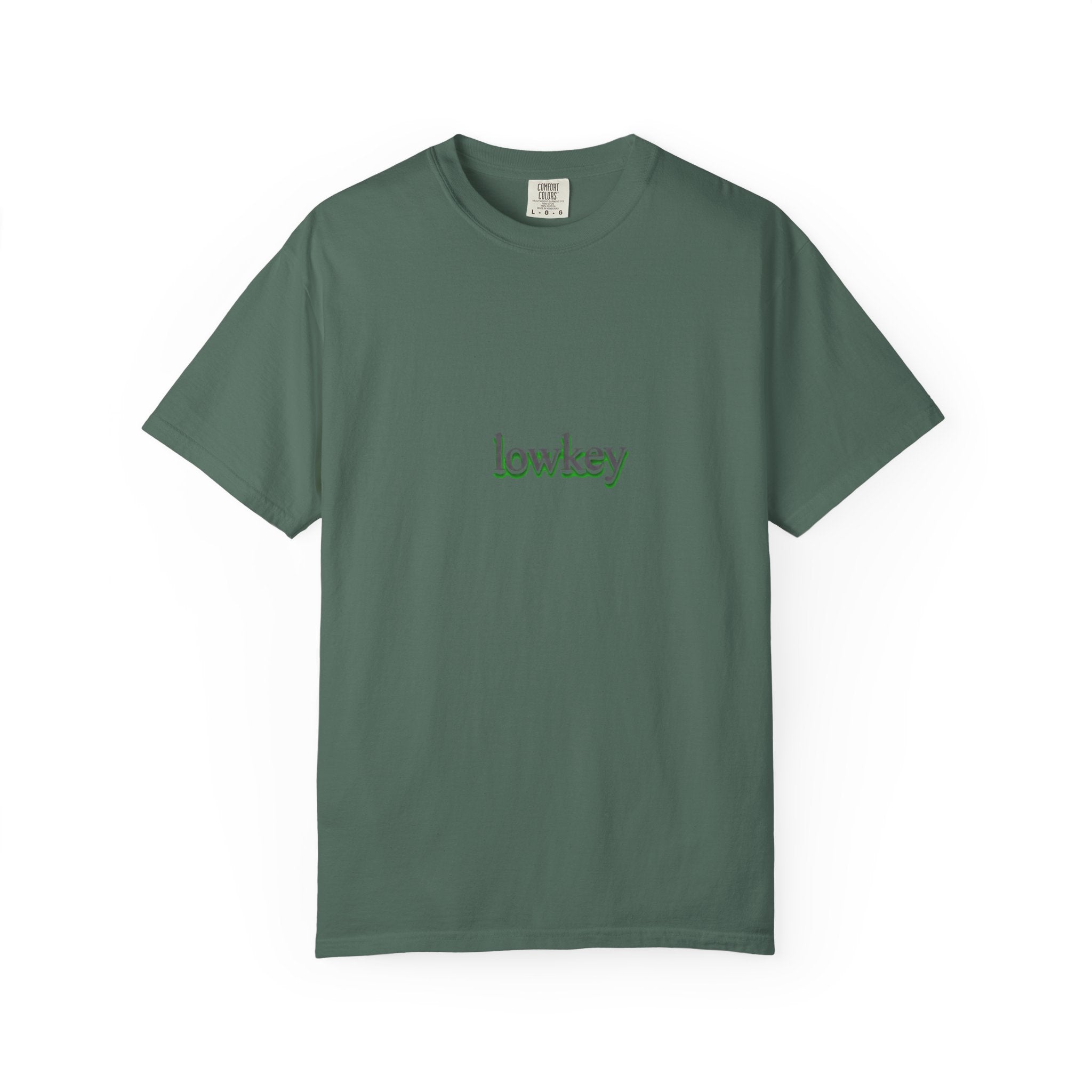 Lowkey Logo T-Shirt — Minimalist Front Text Tee