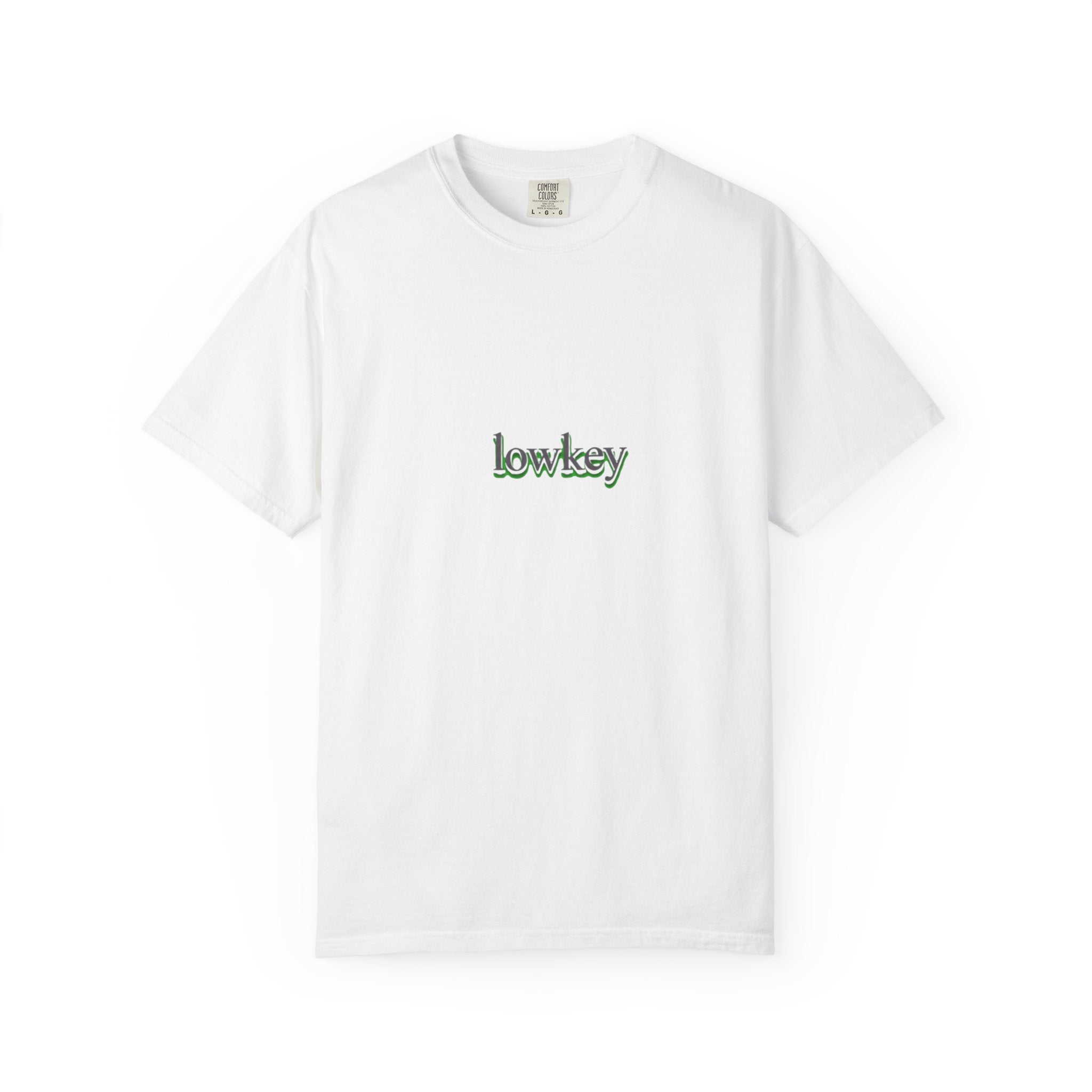 Lowkey Logo T-Shirt — Minimalist Front Text Tee