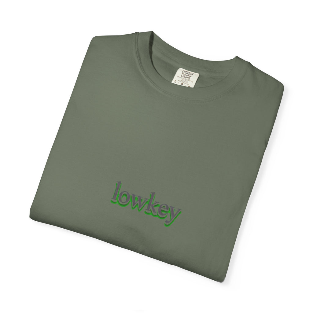 Lowkey Logo T-Shirt — Minimalist Front Text Tee