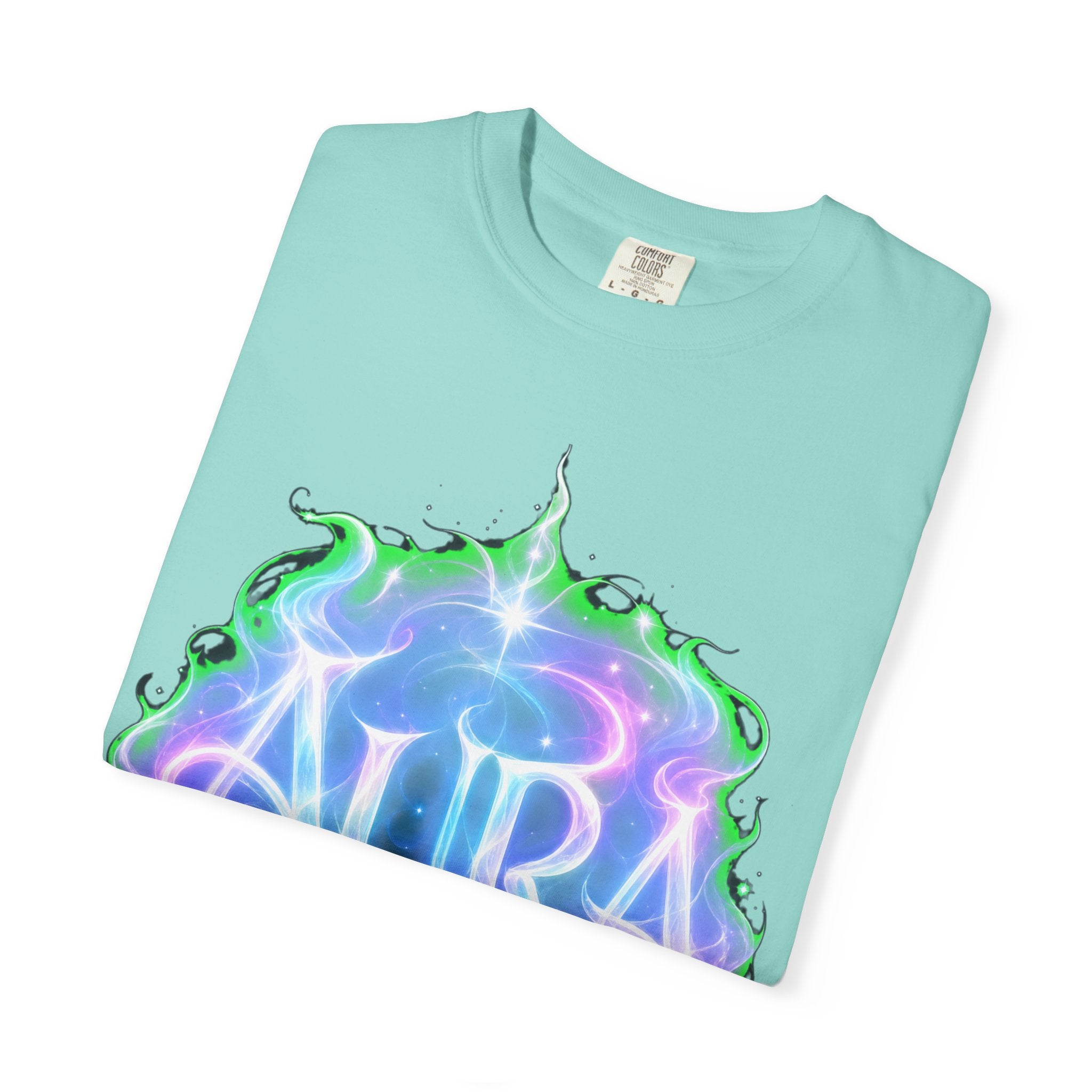Aura Graphic T‑Shirt — Mystical Pastel Orb Design