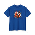 DD Logo Graphic T-Shirt — Red & Black Comic Blast Design