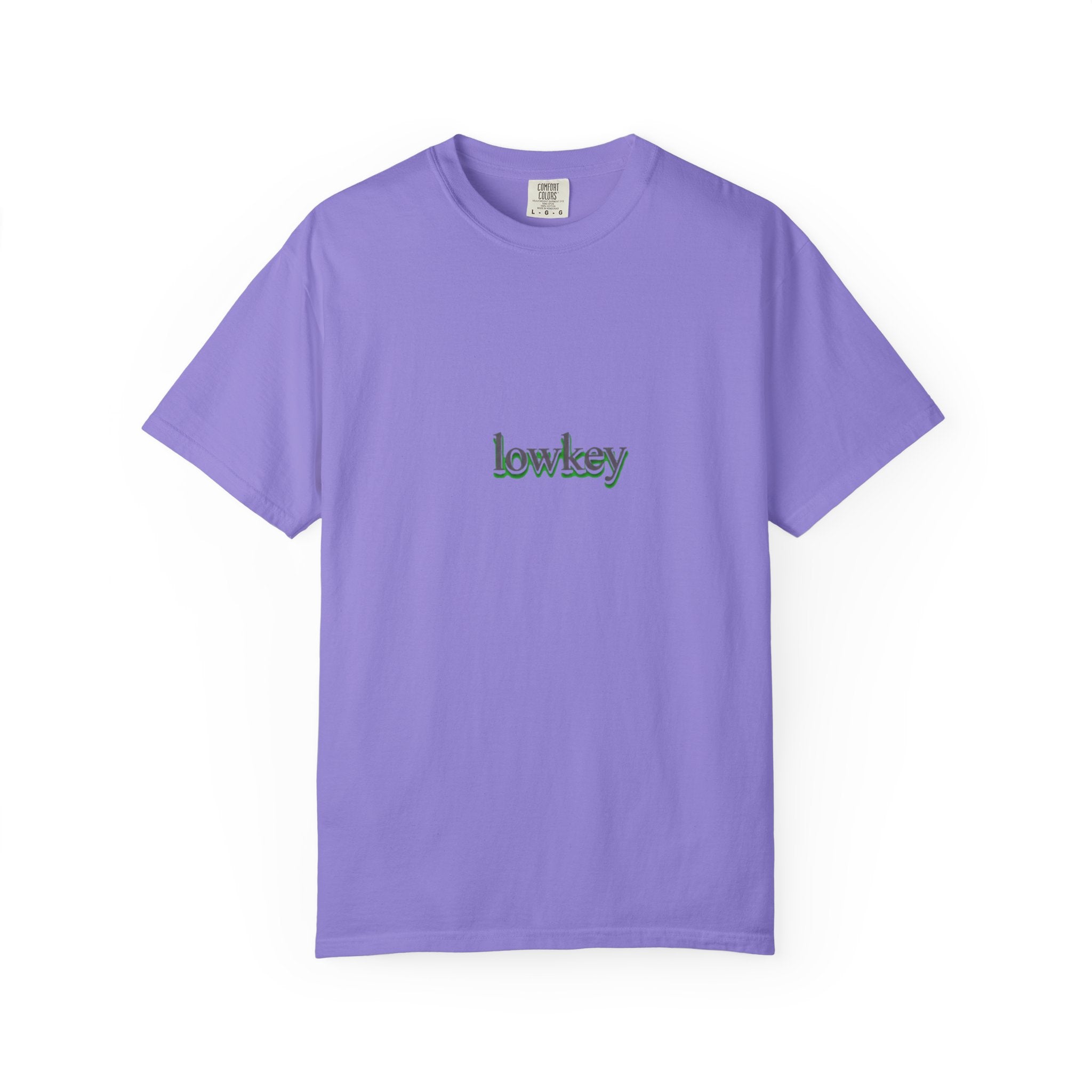 Lowkey Logo T-Shirt — Minimalist Front Text Tee