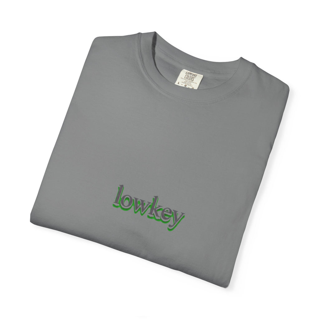Lowkey Logo T-Shirt — Minimalist Front Text Tee