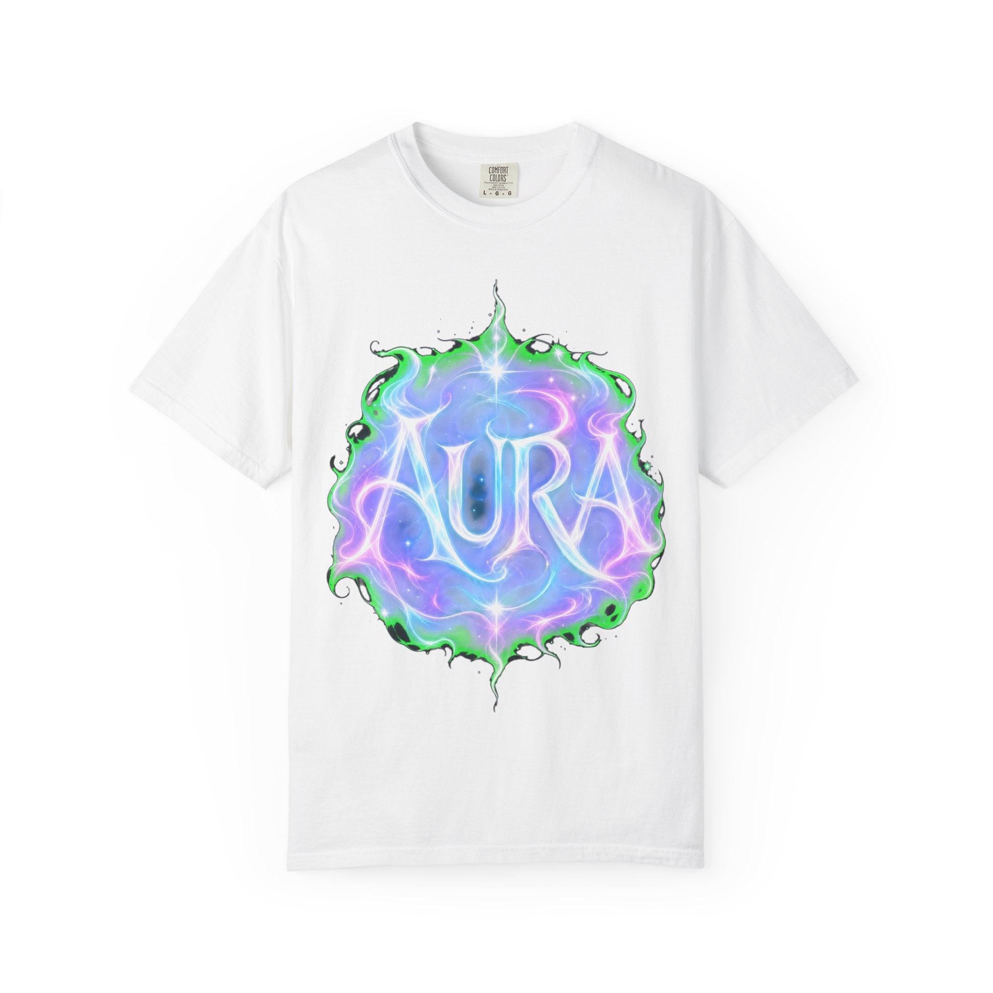 Aura Graphic T‑Shirt — Mystical Pastel Orb Design