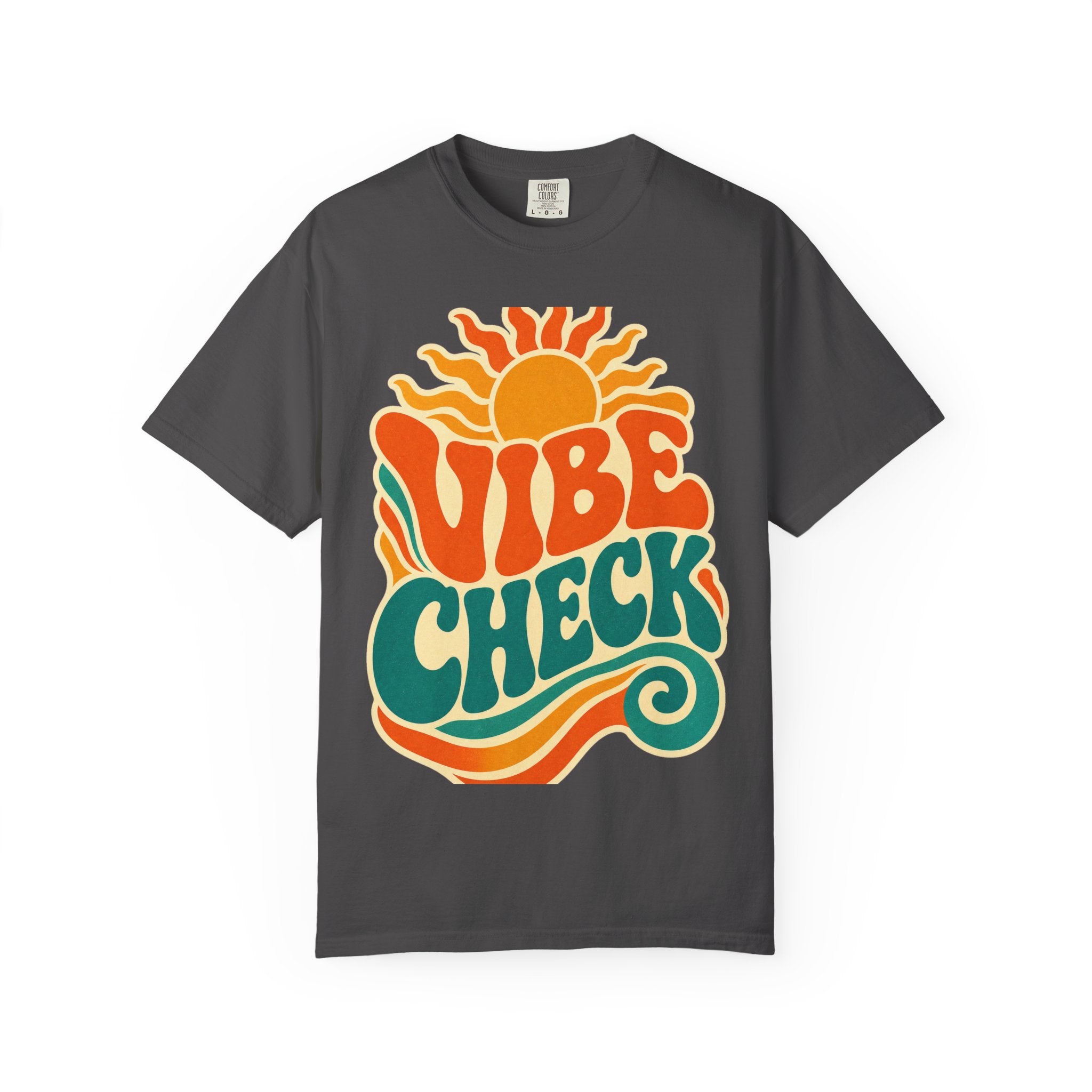 Vibe Check Retro Sun T-Shirt — 70s Wave Graphic Tee