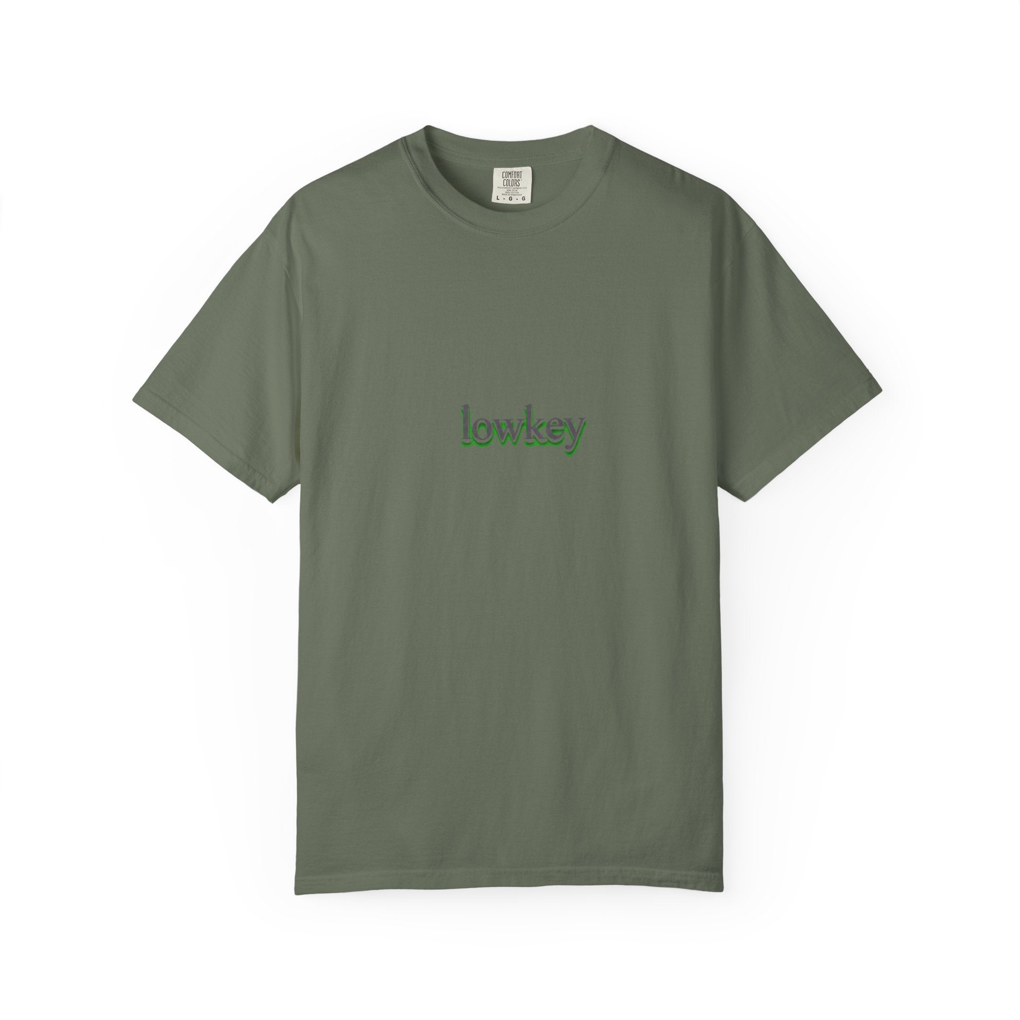Lowkey Logo T-Shirt — Minimalist Front Text Tee