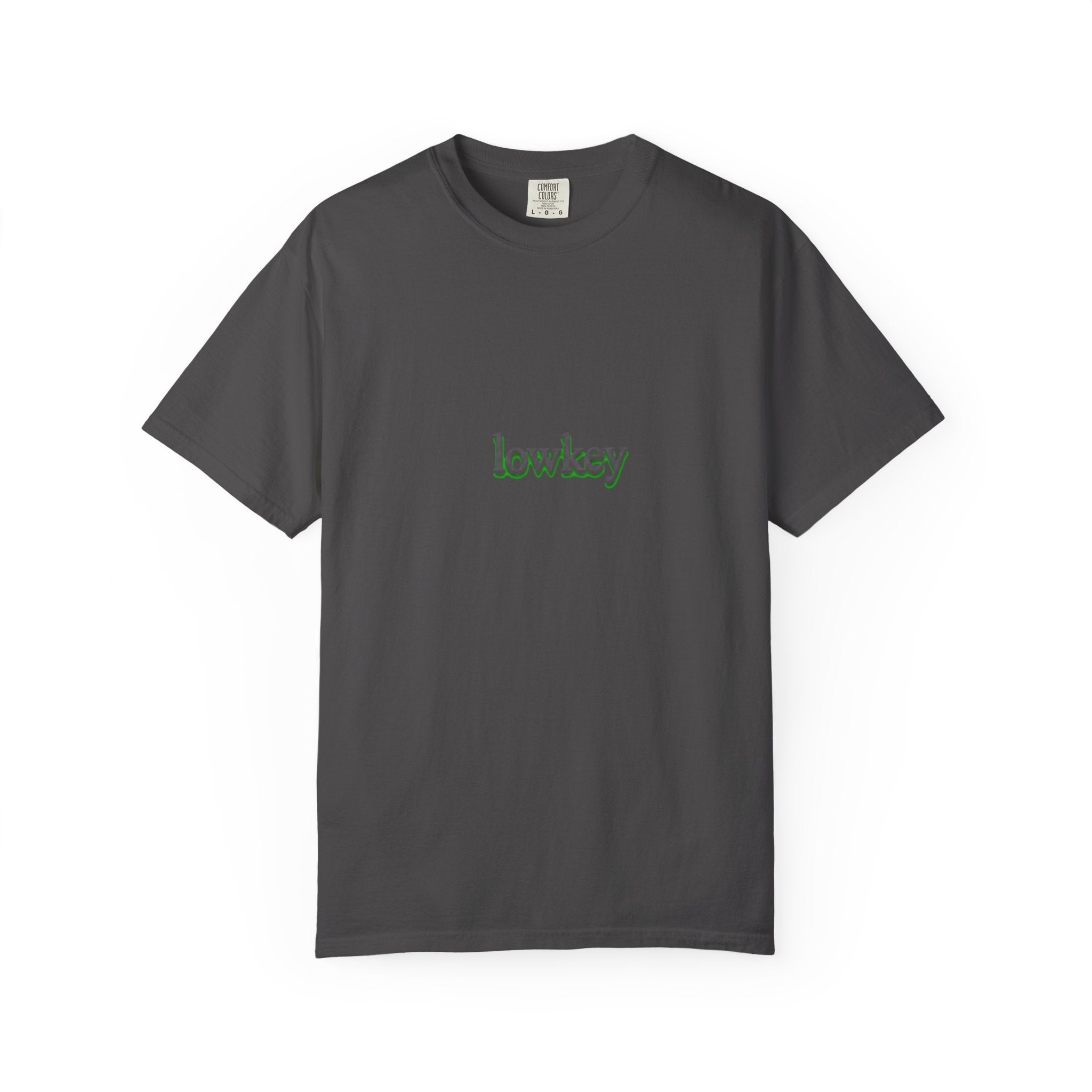 Lowkey Logo T-Shirt — Minimalist Front Text Tee