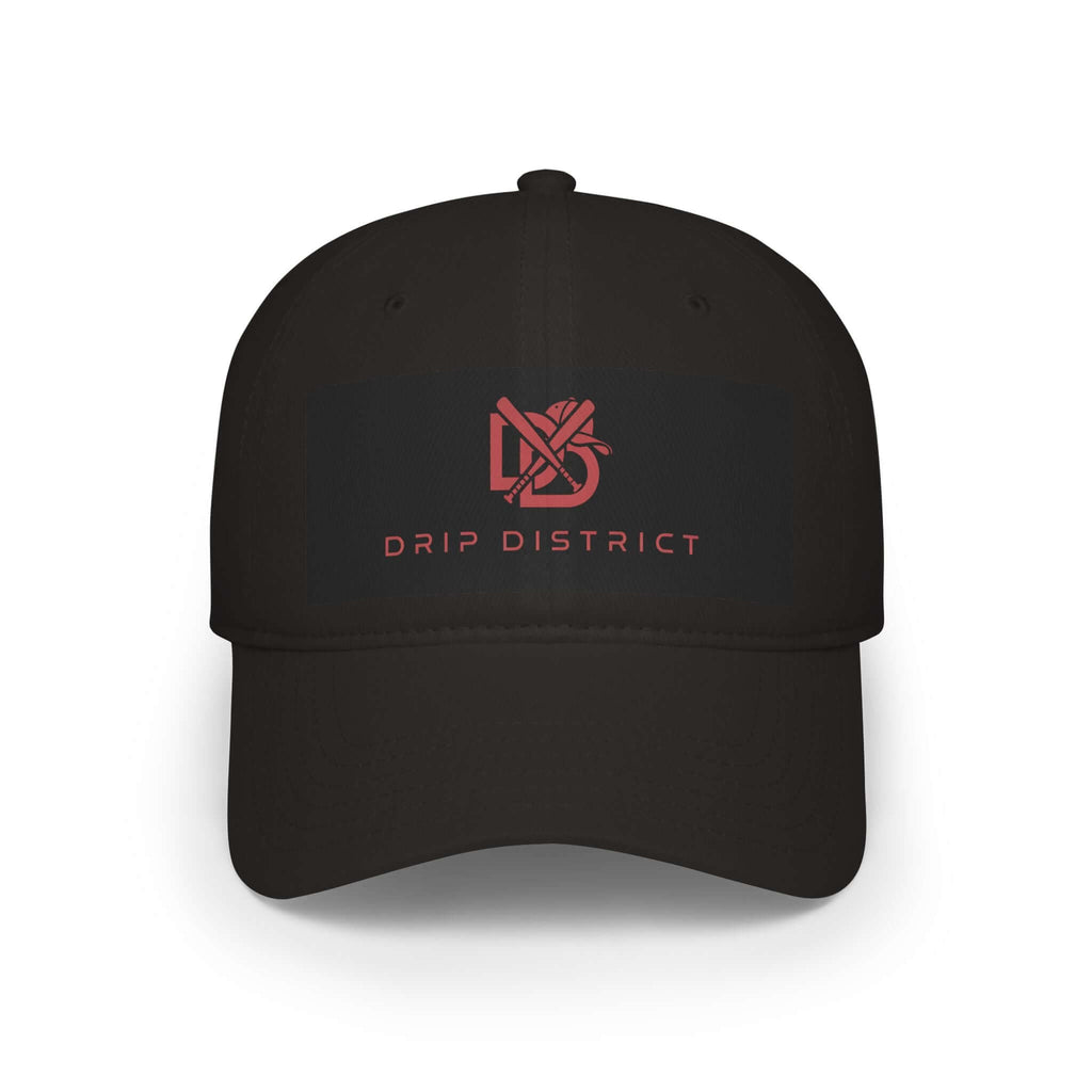 Drip District Logo Low Profile Baseball Cap — Streetwear Dad Hat