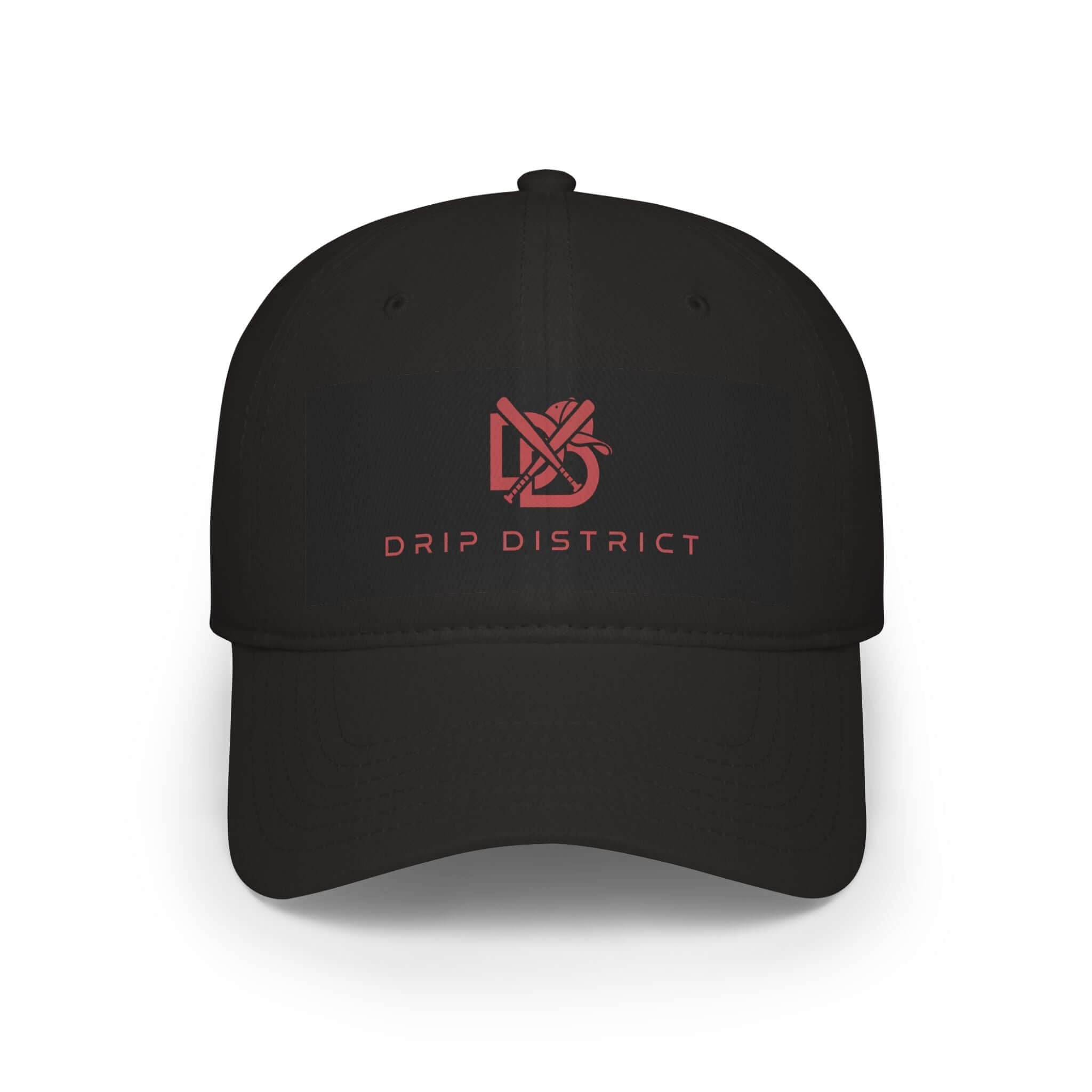 Drip District Logo Low Profile Baseball Cap — Streetwear Dad Hat
