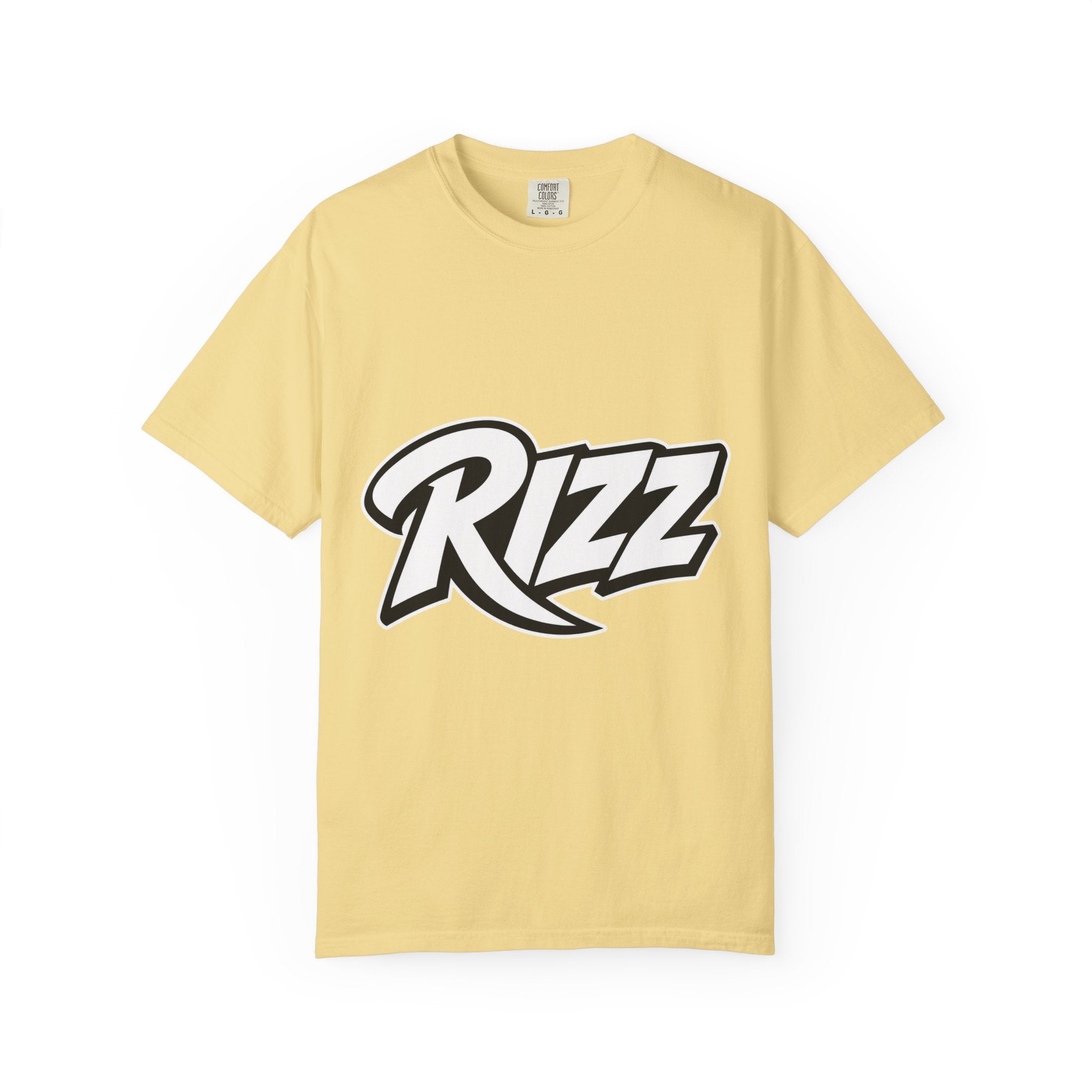 Slang Rizz Script Logo T-Shirt — Bold Streetwear Graphic Tee