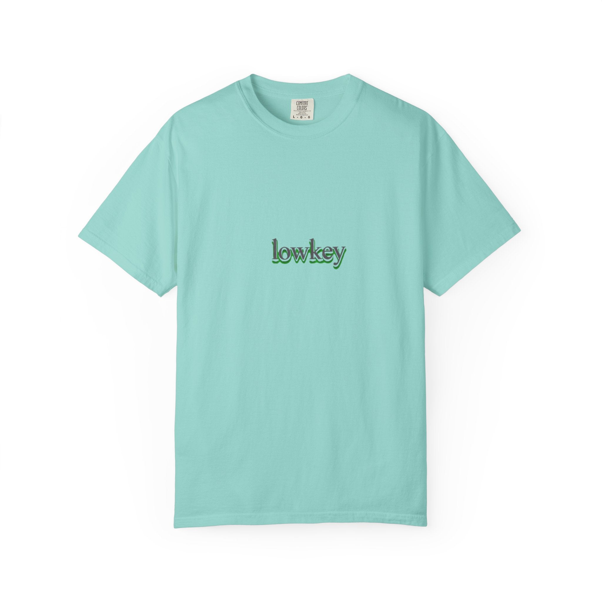 Lowkey Logo T-Shirt — Minimalist Front Text Tee