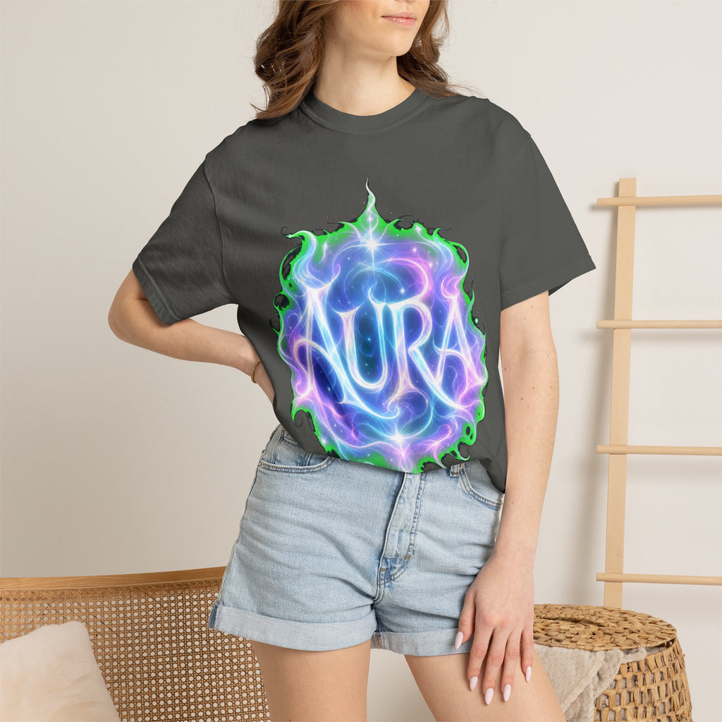 Aura Graphic T‑Shirt — Mystical Pastel Orb Design